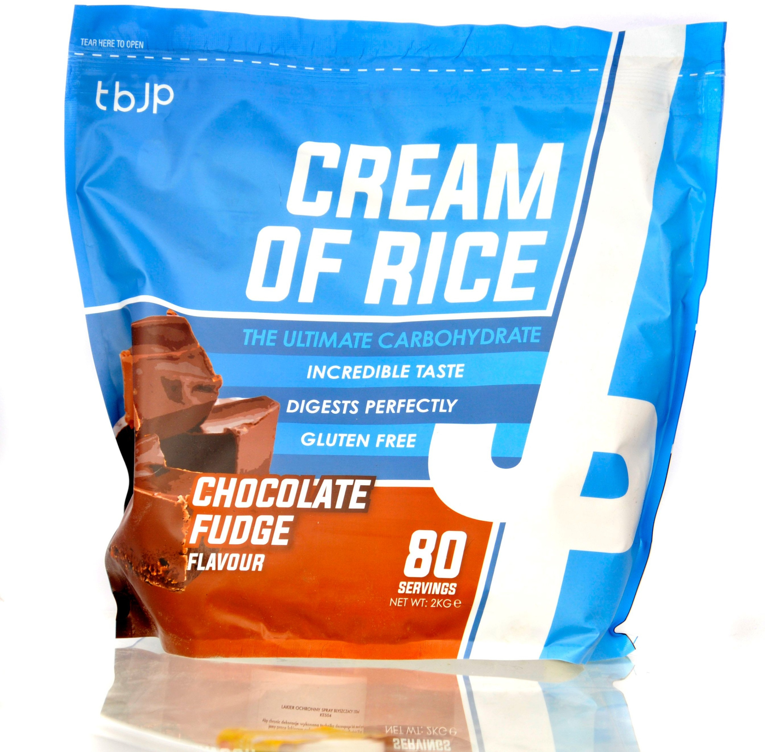 Trained by JP - Kleik Ryżowy, Cream of Rice, Chocolate Fudge, 2000g – Doskonały posiłek regeneracyjny