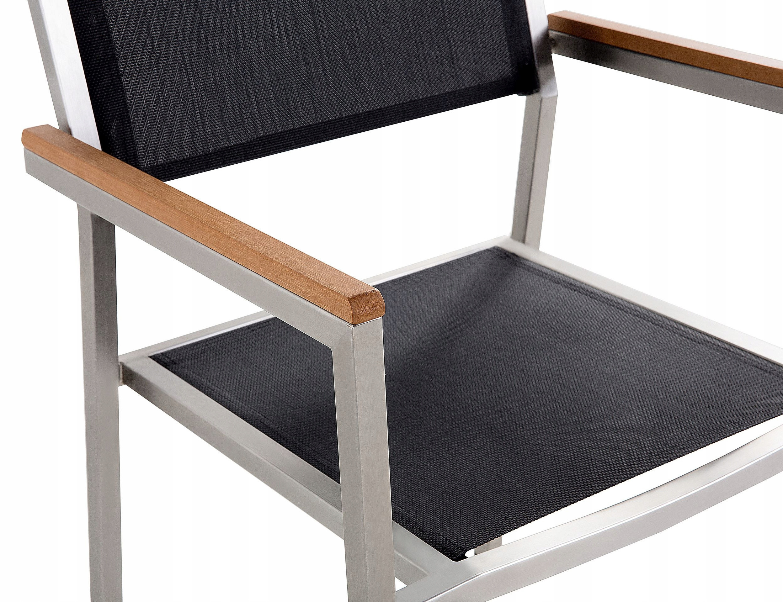 Wygodne krzesła ze stali nierdzewnej