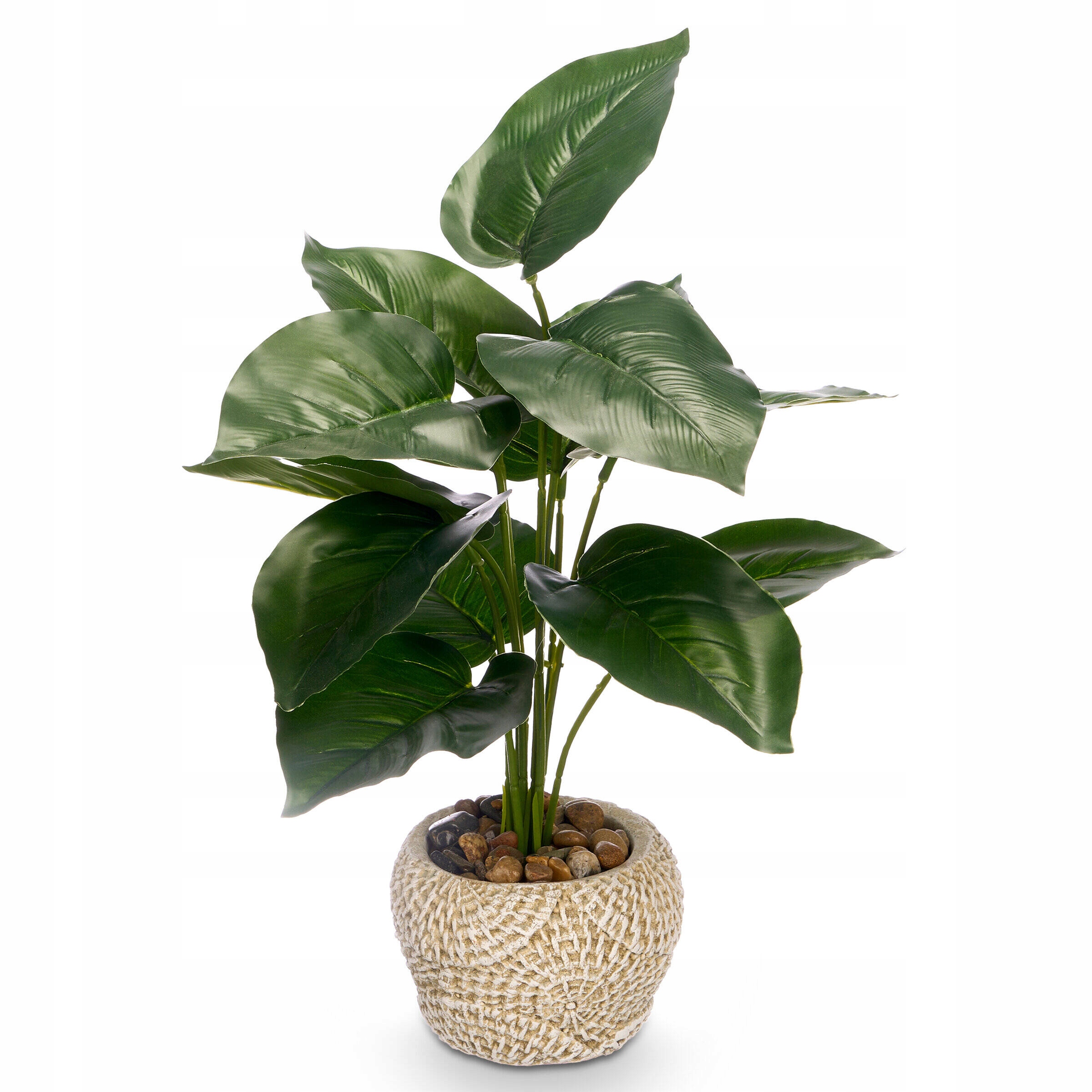 Ibergarden Sztuczna roślina PHILODENDRON, 40 cm – Zielona dekoracja do Twojego wnętrza