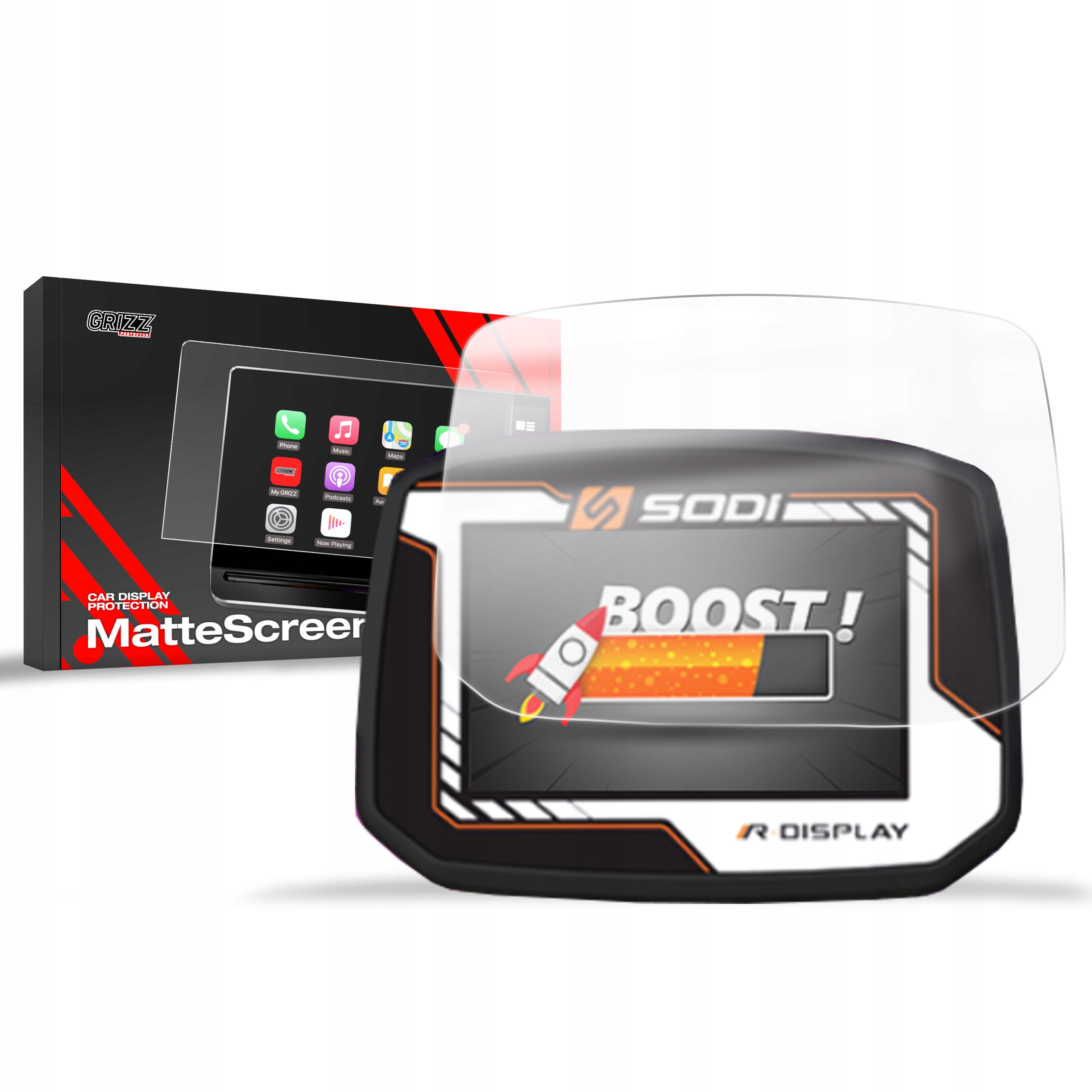 Folia matowa GrizzGlass CarDisplay Protection do Sodi RSX – Ochrona Twojego ekranu