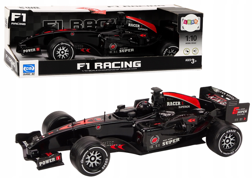 Wyścigówka Samochód Sportowy F1 Z Napędem 1:10 Czarna Dźwięki – Idealny wybór dla małych i dużych fanów motoryzacji