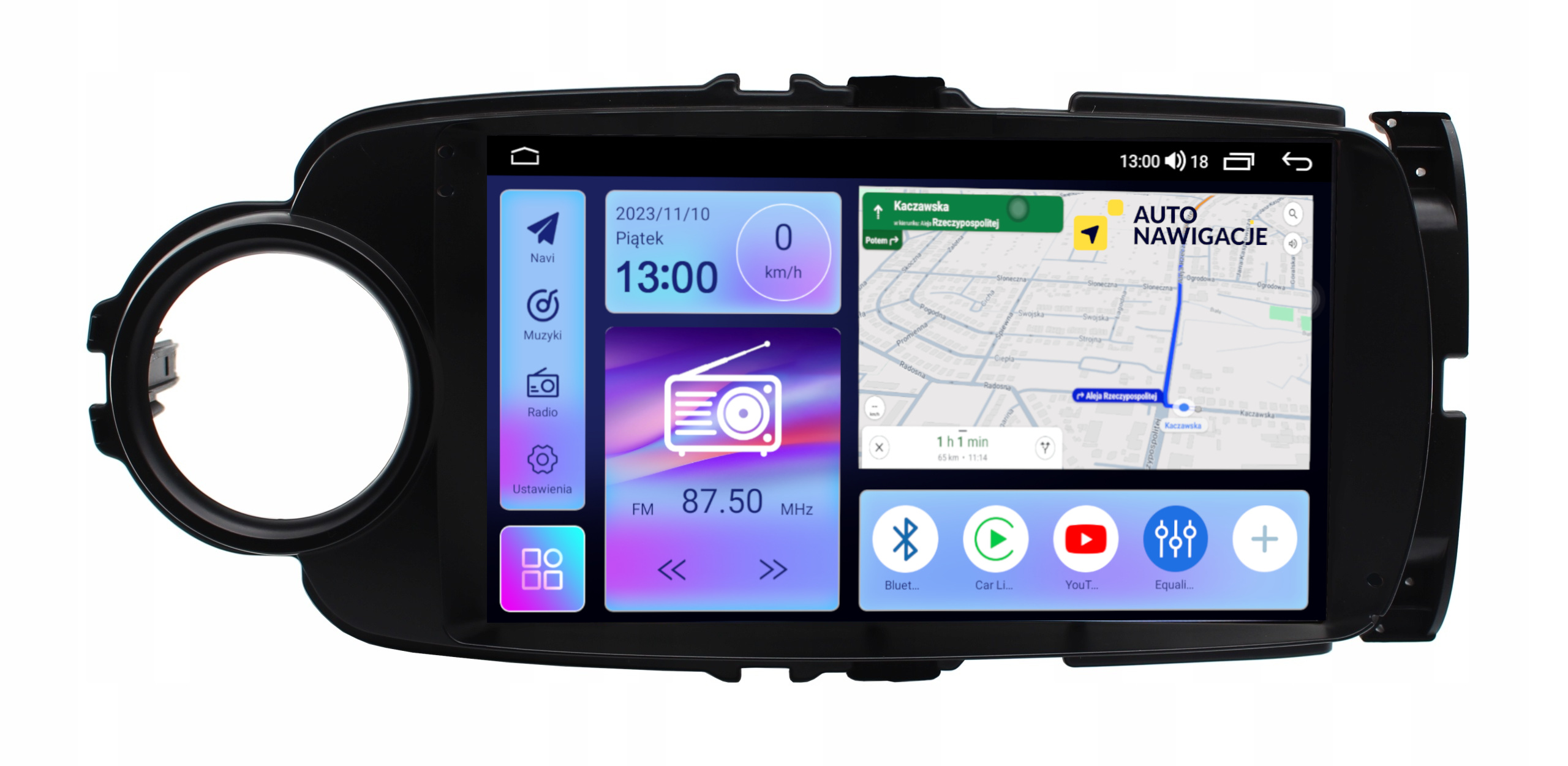 Nawigacja GPS RADIO NAWIGACJA GPS TOYOTA YARIS III 11-19 ANDROID – Nowoczesne rozwiązanie dla Twojego samochodu
