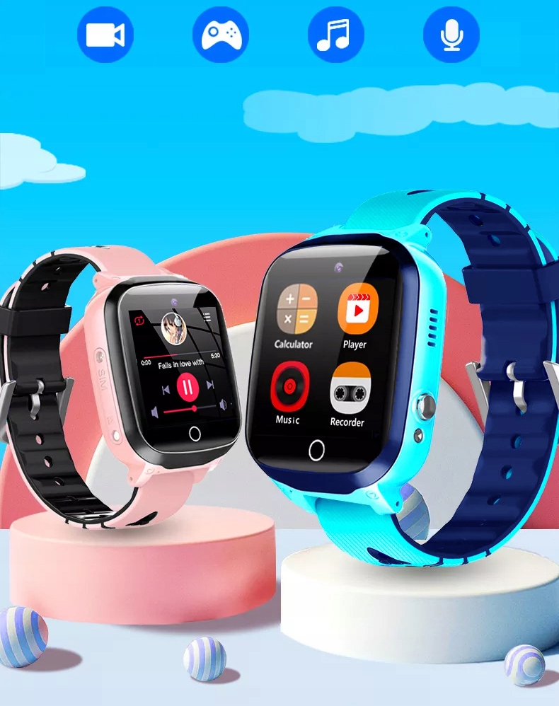 Smartwatch Zegarek Dla Dzieci SIM Aparat Telefon Gry Odtwarzacz Muzyki – Idealny towarzysz dla Twojego dziecka