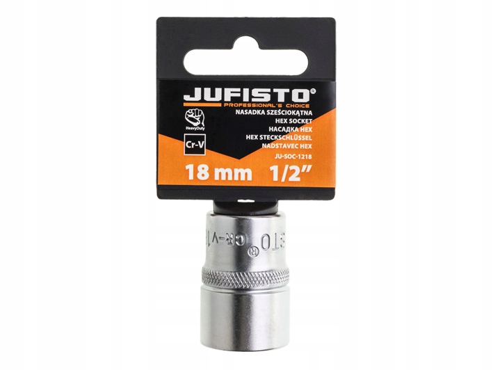 JUFISTO Nasadka Sześciokątna 18mm 1/2