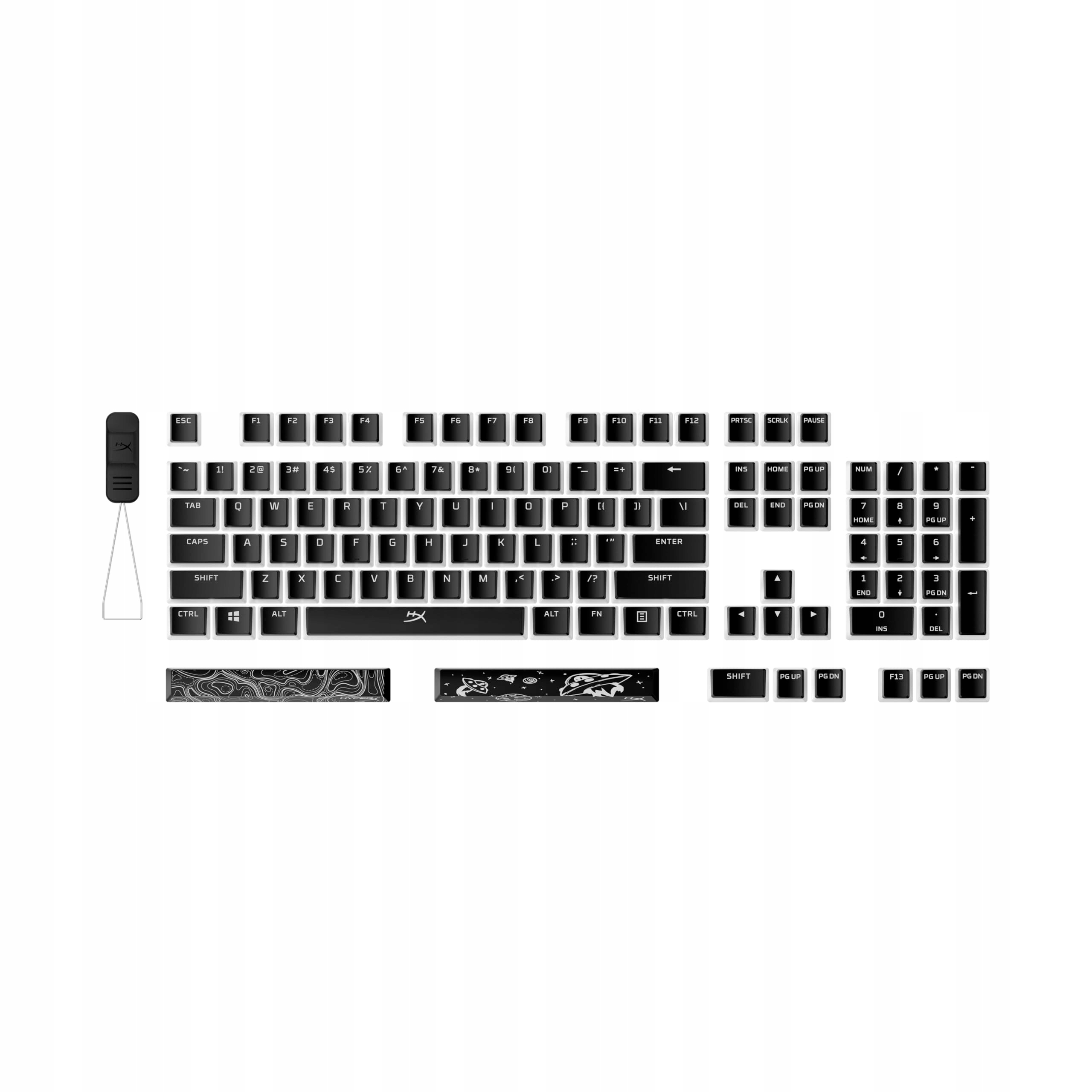 HP HyperX Black Pudding Keycaps 2-US – Doskonałe nakładki na klawisze do Twojej klawiatury