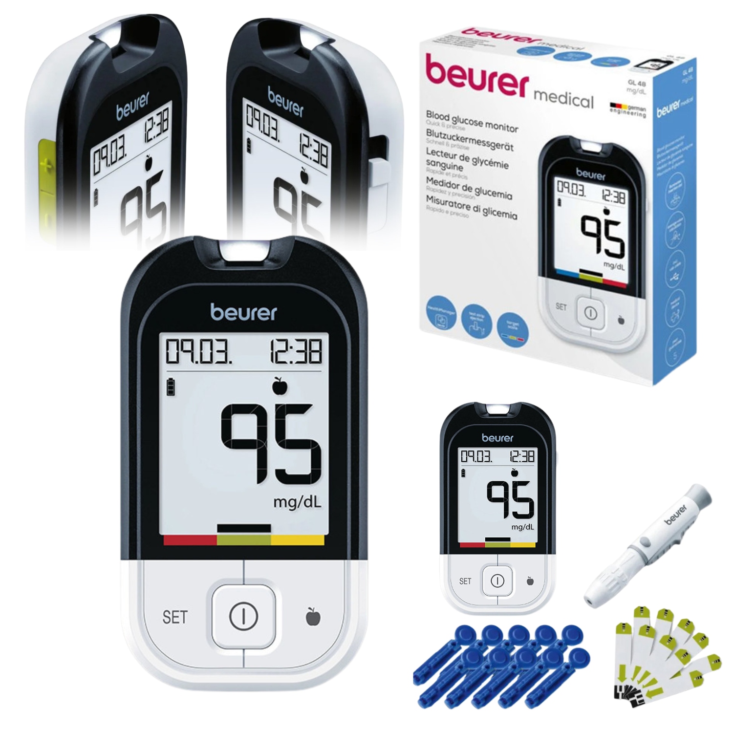 BEURER GLUKOMETR GL 48 mg/dl – Nowoczesne urządzenie do pomiaru glukozy