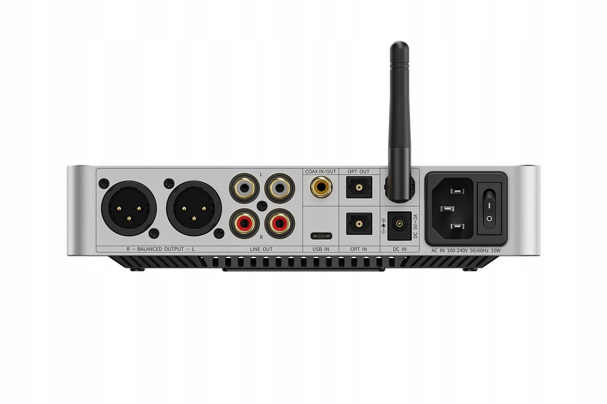 Zbalansowany tor audio z wyjściami RCA i XLR