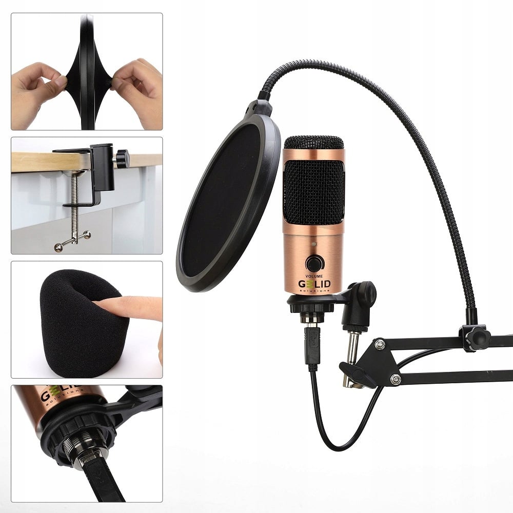 Krystalicznie czysty dźwięk – Idealny do transmisji na żywo i podcastów