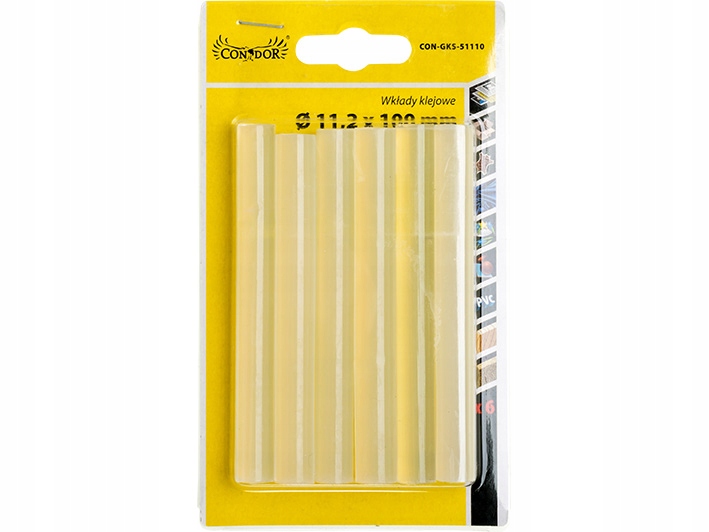 Wkłady Klejowe DREL 11 mm x 100 mm – Idealne do Klejenia na Gorąco