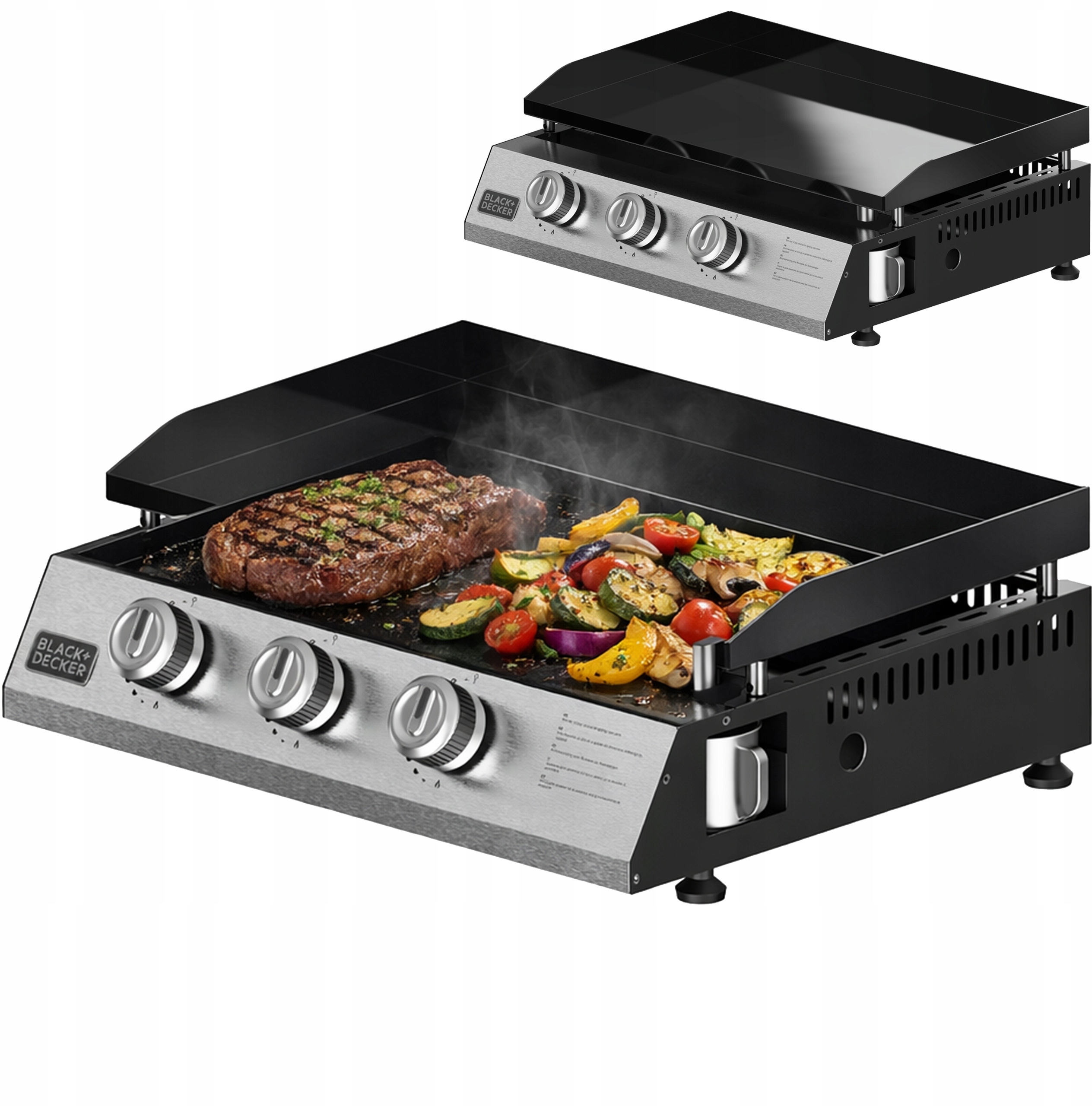 Grill gazowy BXOP7350E Black+Decker – Idealny do gotowania na świeżym powietrzu