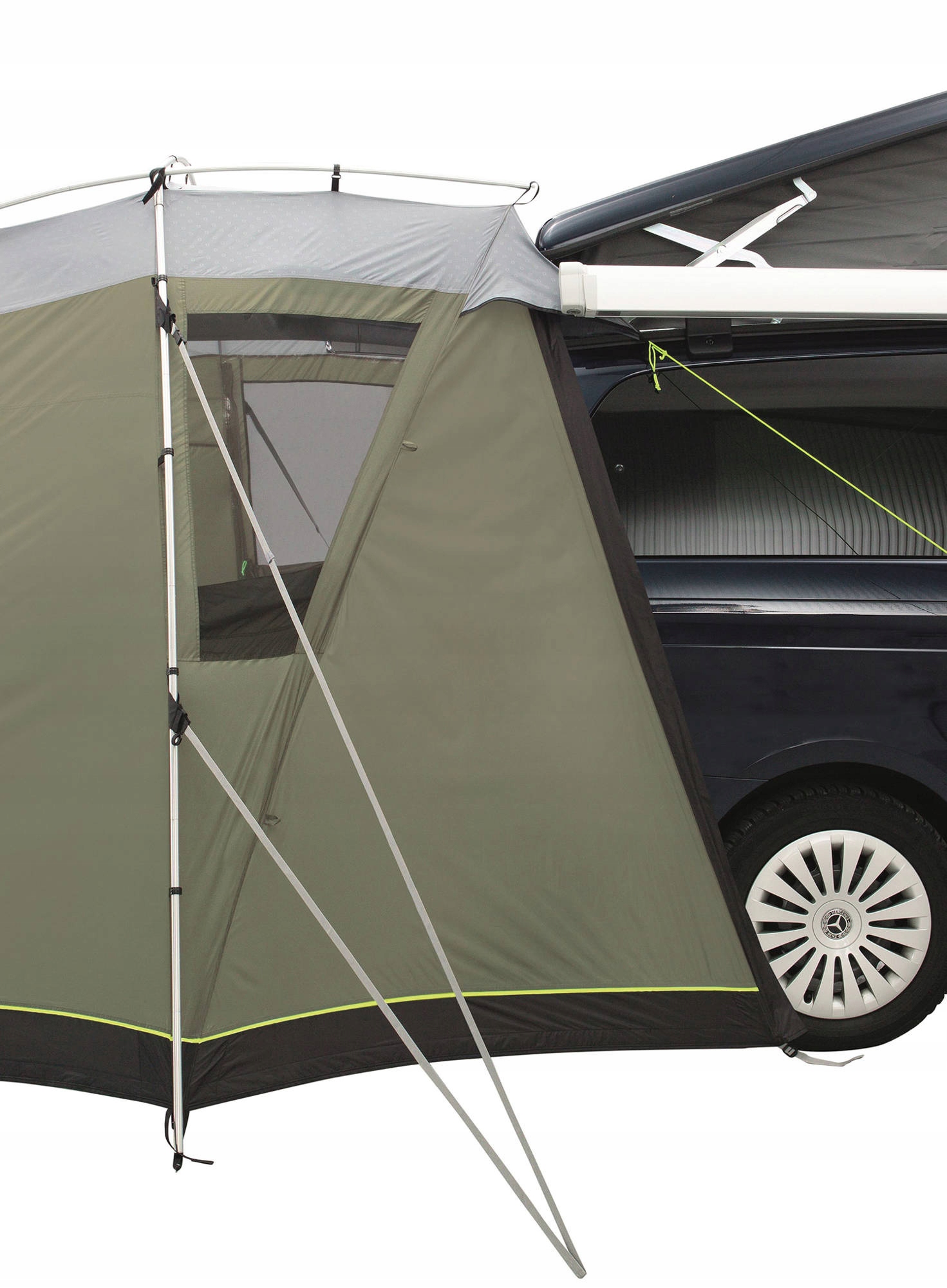 Stabilność i łatwość montażu – Technologia Outwell Wind Stabilizer System