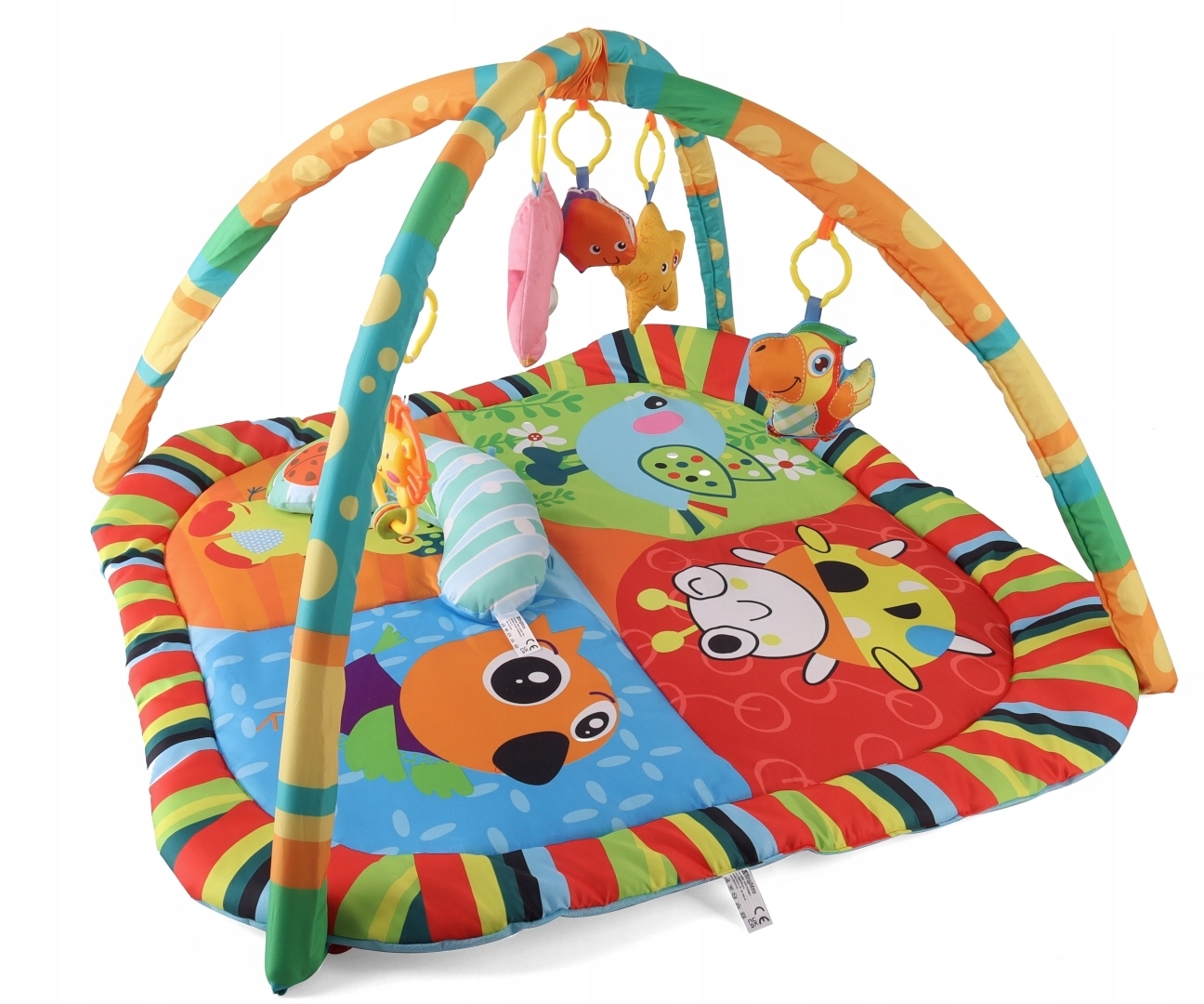 TinyMini JL624-1D Mata edukacyjna Kolorowe Zwierzątka – Idealna przestrzeń do zabawy dla maluszków