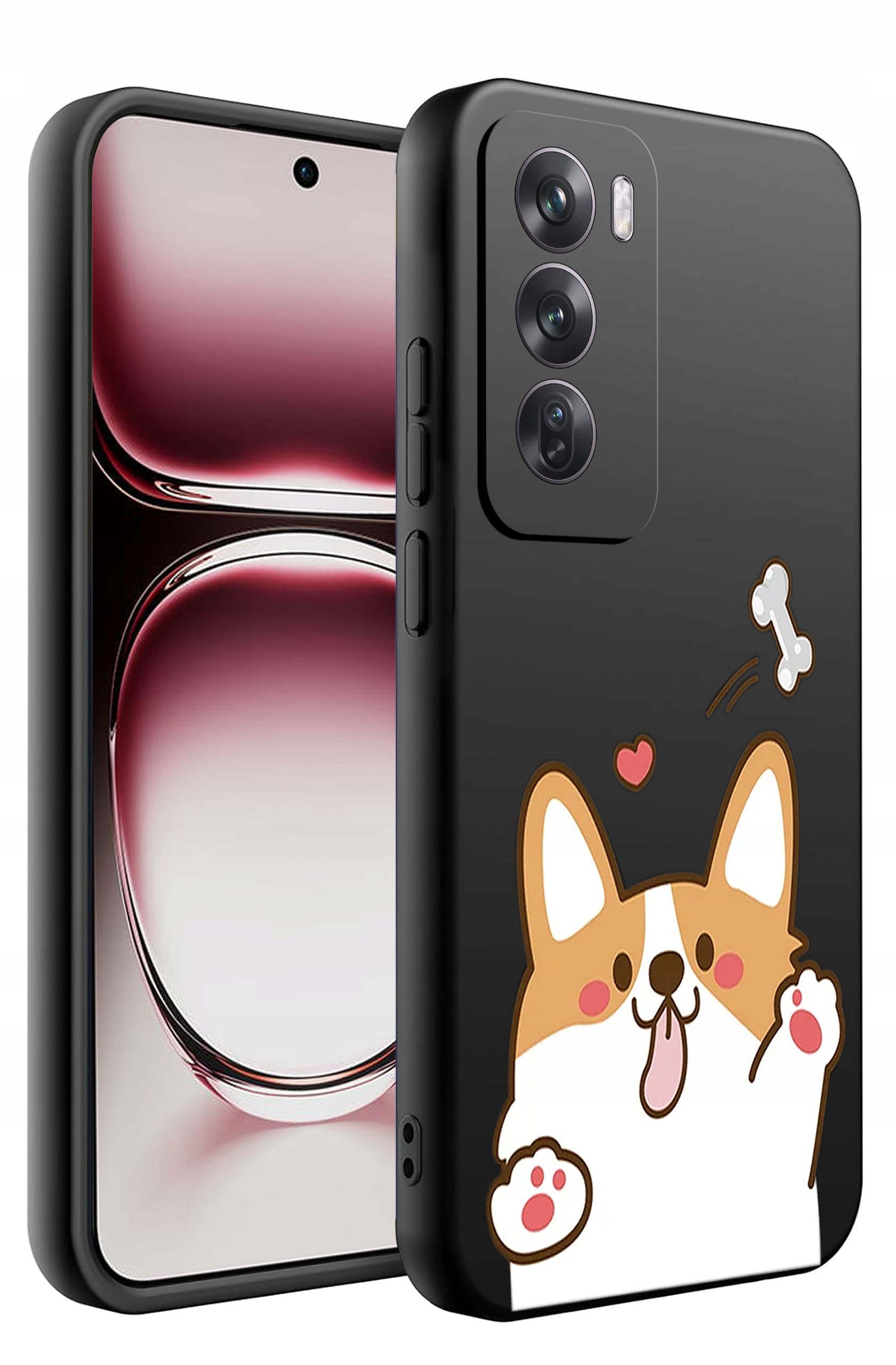 Etui silikonowe Matt Case do Oppo Reno 12 5G – Styl i ochrona w jednym