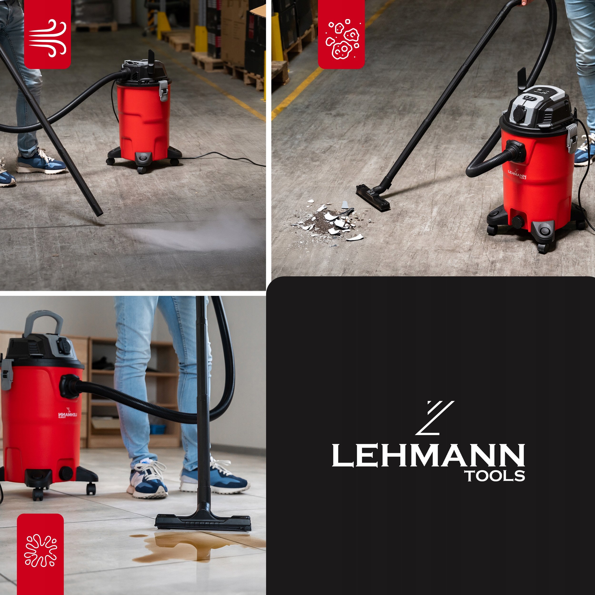 ODKURZACZ PRZEMYSŁOWY BEZWORKOWY GNIAZDO 2000 OTRZĄSACZ DMUCHAWA SPUST WODY Seria KRAFTO ODKURZACZ PRZEMYSŁOWY MOCNY 30L