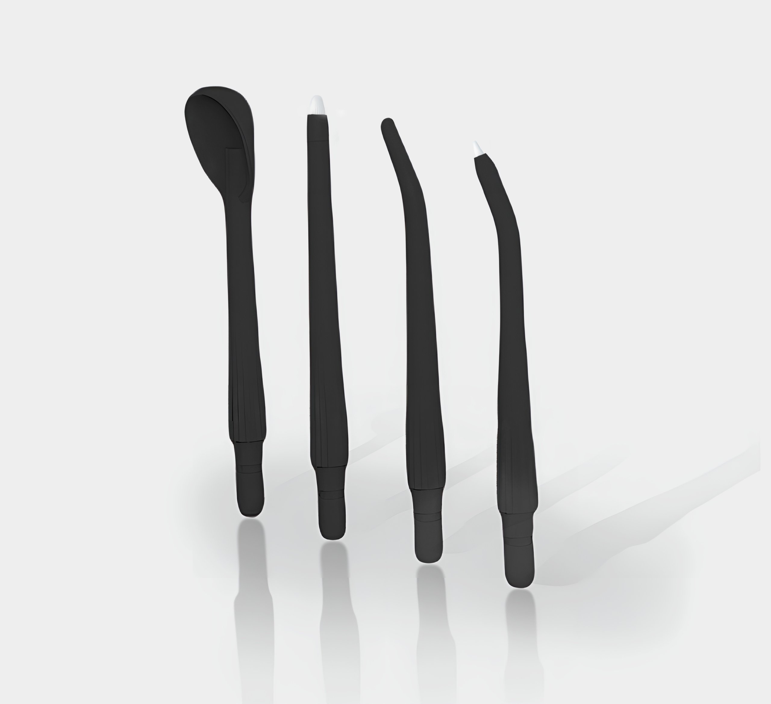 Zestaw czterech różnorodnych dysz do irygatora