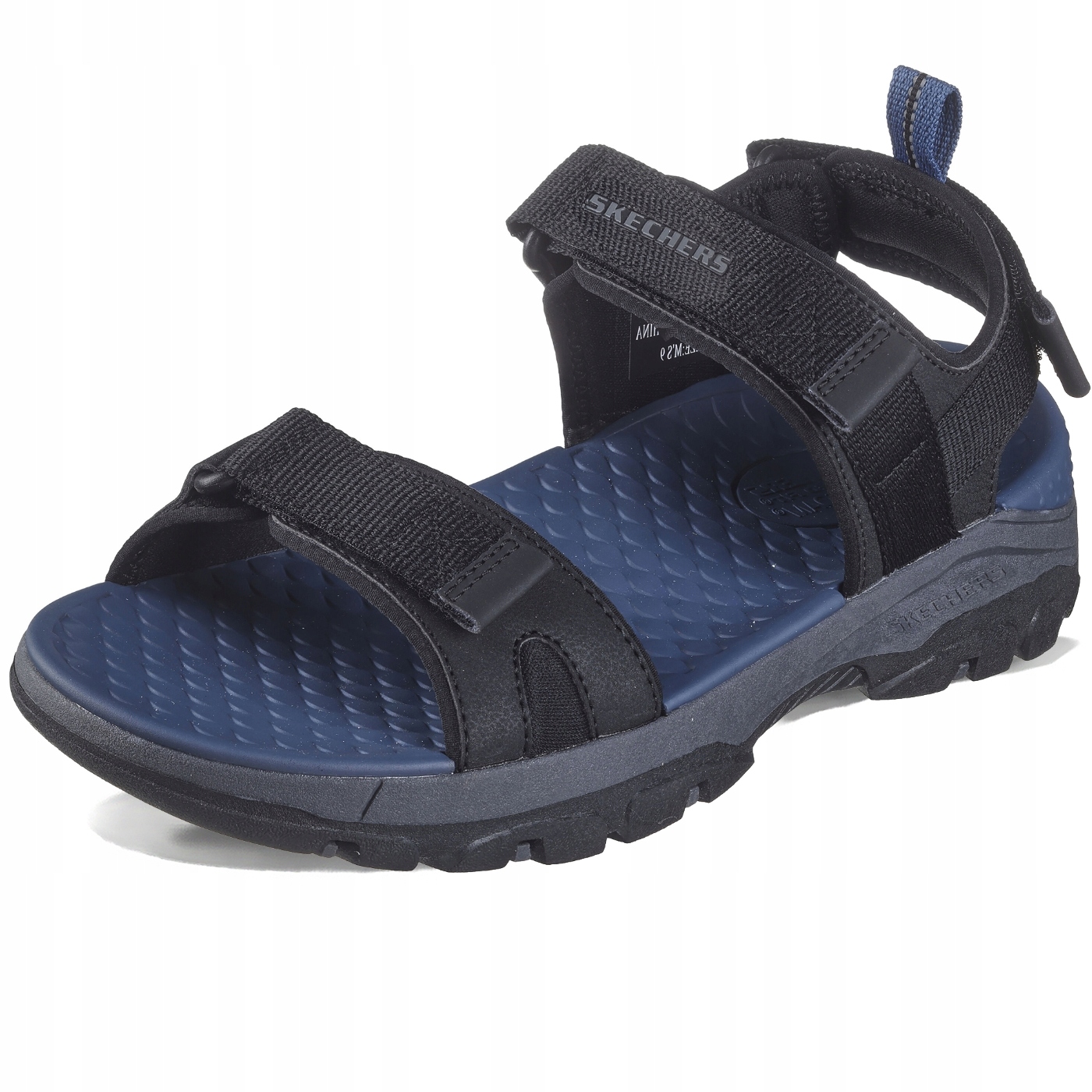 Sandały męskie Skechers Relaxed Fit: Tresmen Ryer 205112-BLK – Komfort na każdym kroku