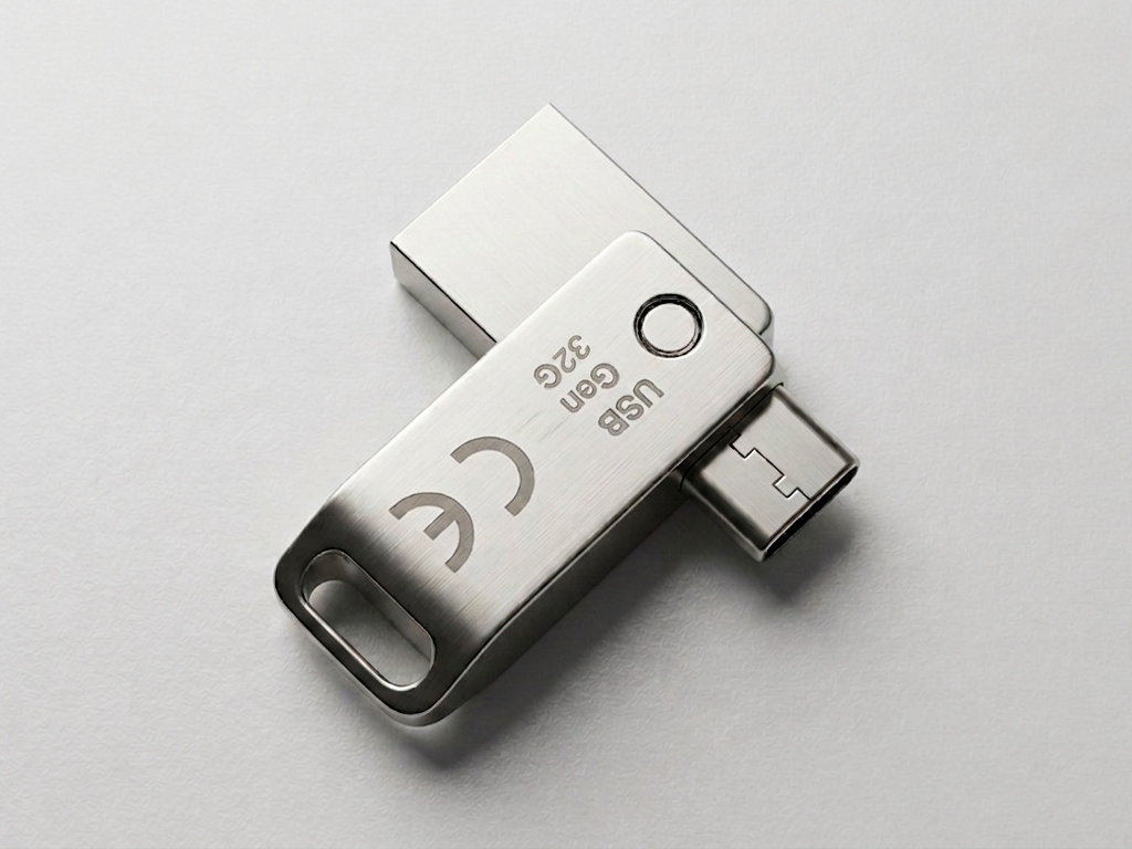 Pendrive 32GB USB 3.1 Metalowy Szybki Pamięć Flash Wytrzymały – Niezawodny wybór do przechowywania danych