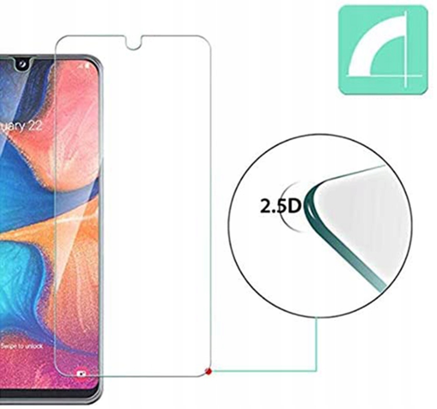 Konstrukcja 2.5D – Idealne dopasowanie do ekranu Galaxy A12