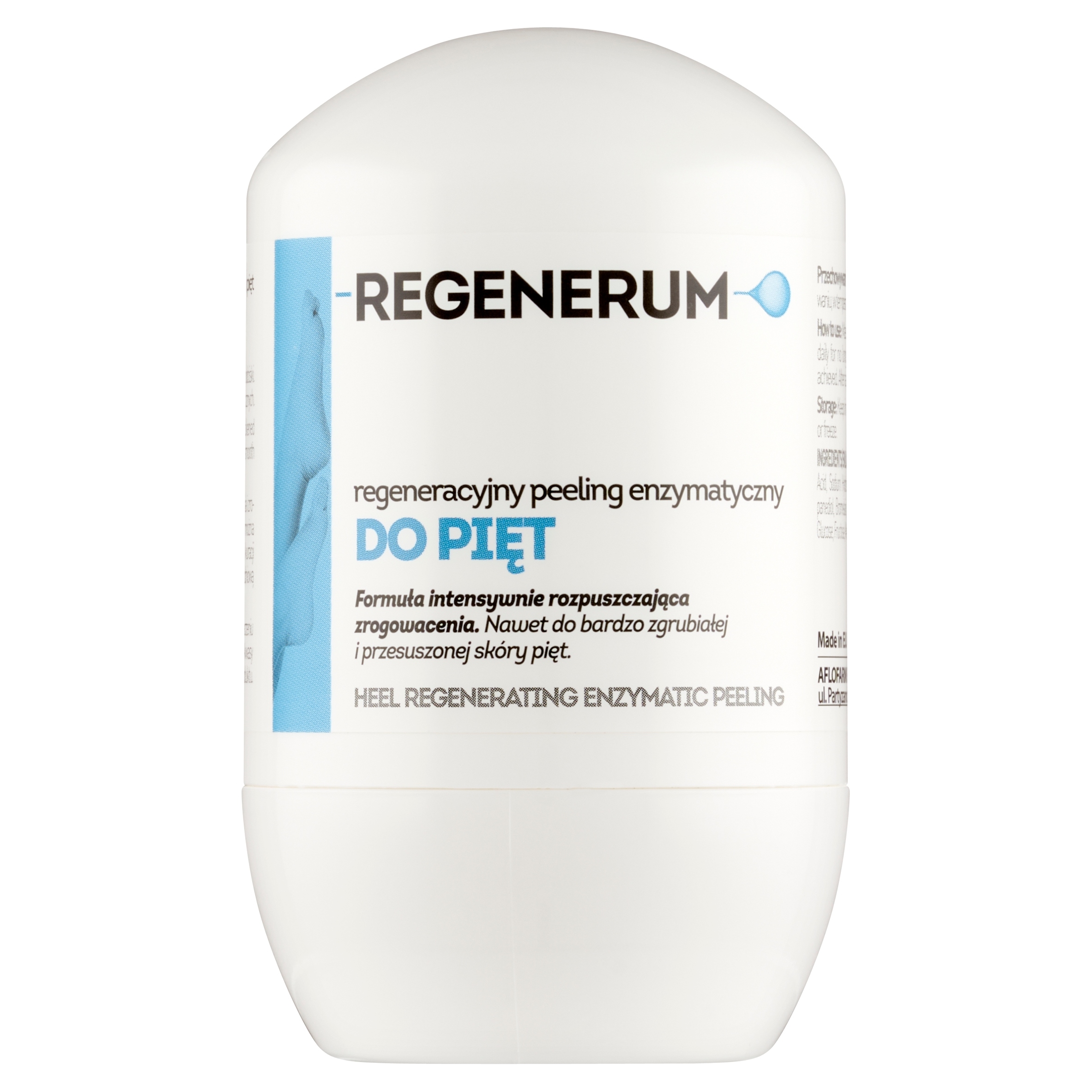 REGENERUM Regeneracyjny peeling enzymatyczny do stóp w żelu Roll-on – Twoje stopy w doskonałej kondycji