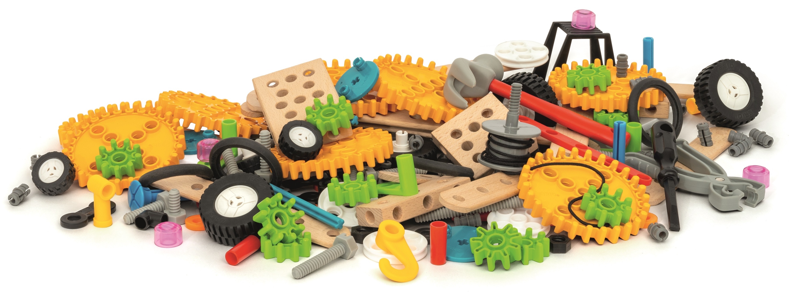 Ponad 200 elementów do budowy – Nieograniczone możliwości konstrukcyjne