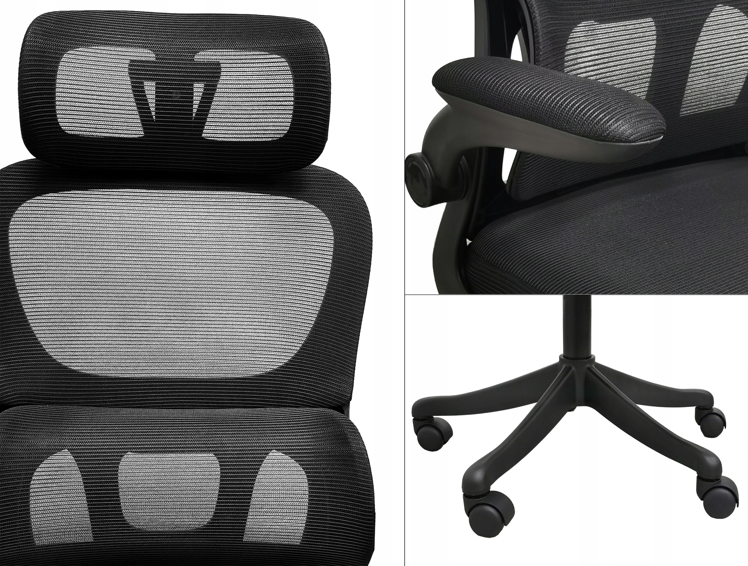 Ergonomiczne oparcie i regulacja wysokości siedziska