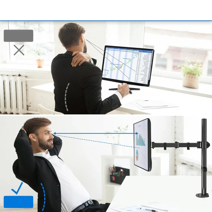 Uchwyt Biurkowy Triadyn SoloClamp TRD-BLK-1C – Ergonomiczny i Regulowany