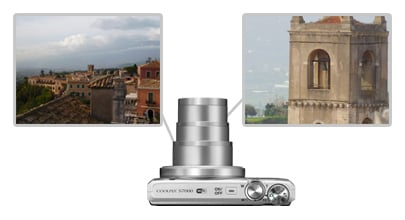 Obiektyw NIKKOR z 20-krotnym zoomem optycznym