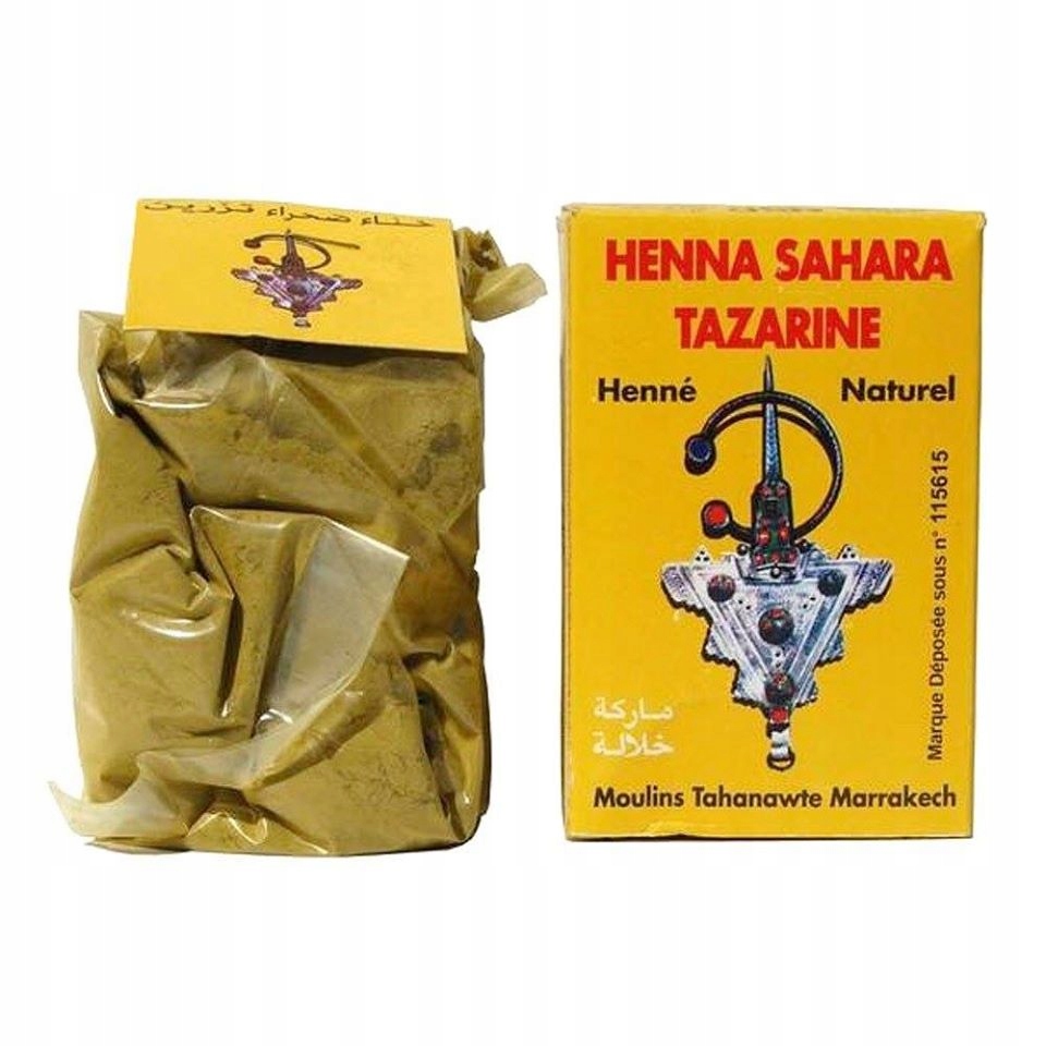 Sahara Henna Tazarine 100g – Naturalna koloryzacja i pielęgnacja włosów