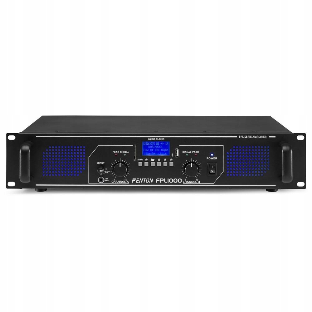 Panel przedni z niebieskimi diodami LED – Stylowy design dla DJ-ów