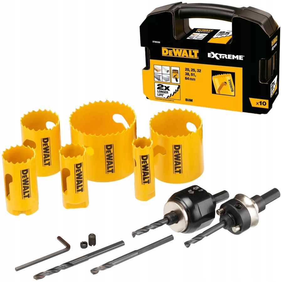 Otwornice bi-metalowe DeWalt Extreme – Wytrzymałość i precyzja