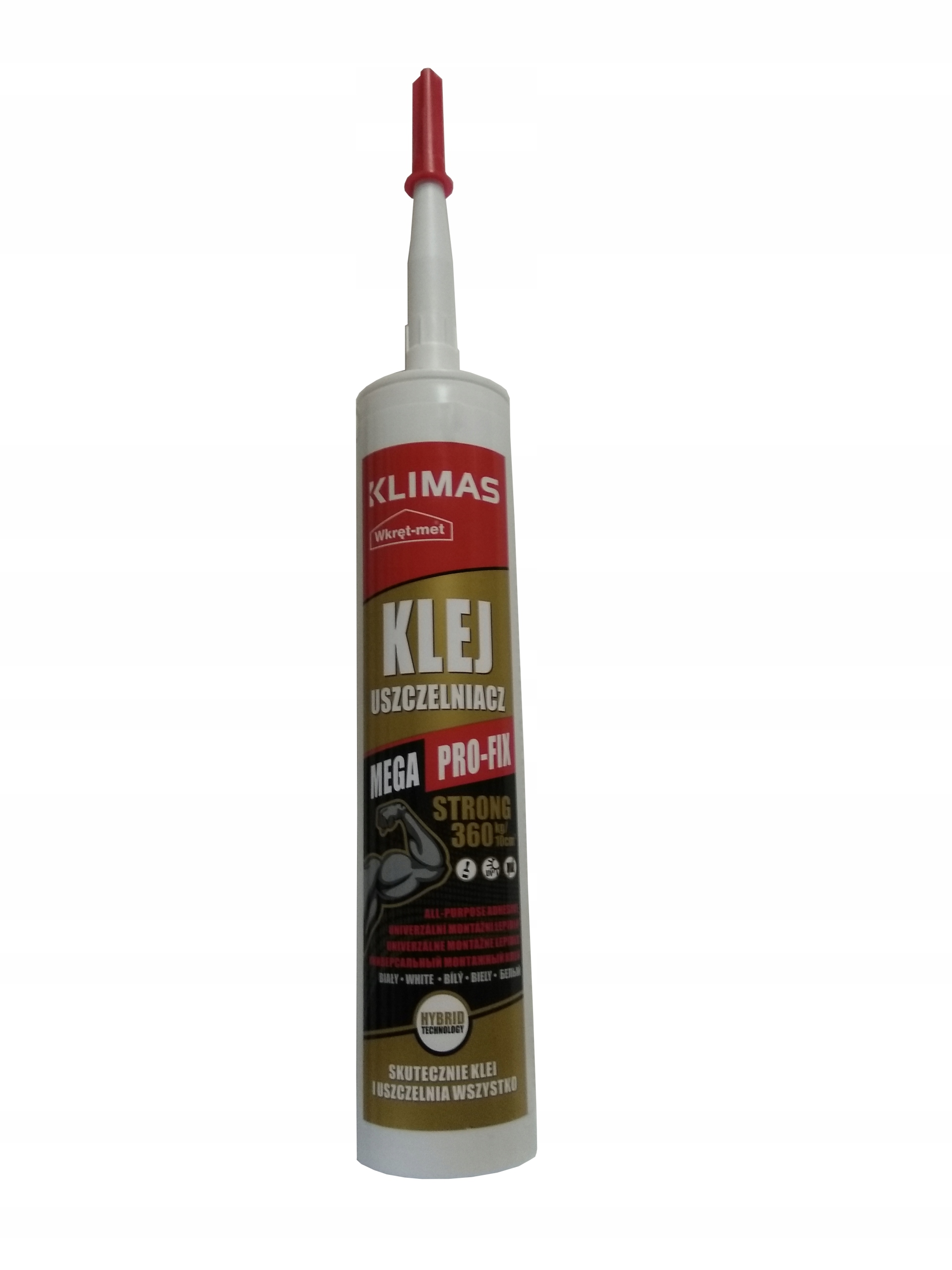 Klej Uszczelniacz KU-STRONG-310-BI 310 ml Biały WKRĘT-MET KLIMAS – Idealne rozwiązanie do klejenia i uszczelniania