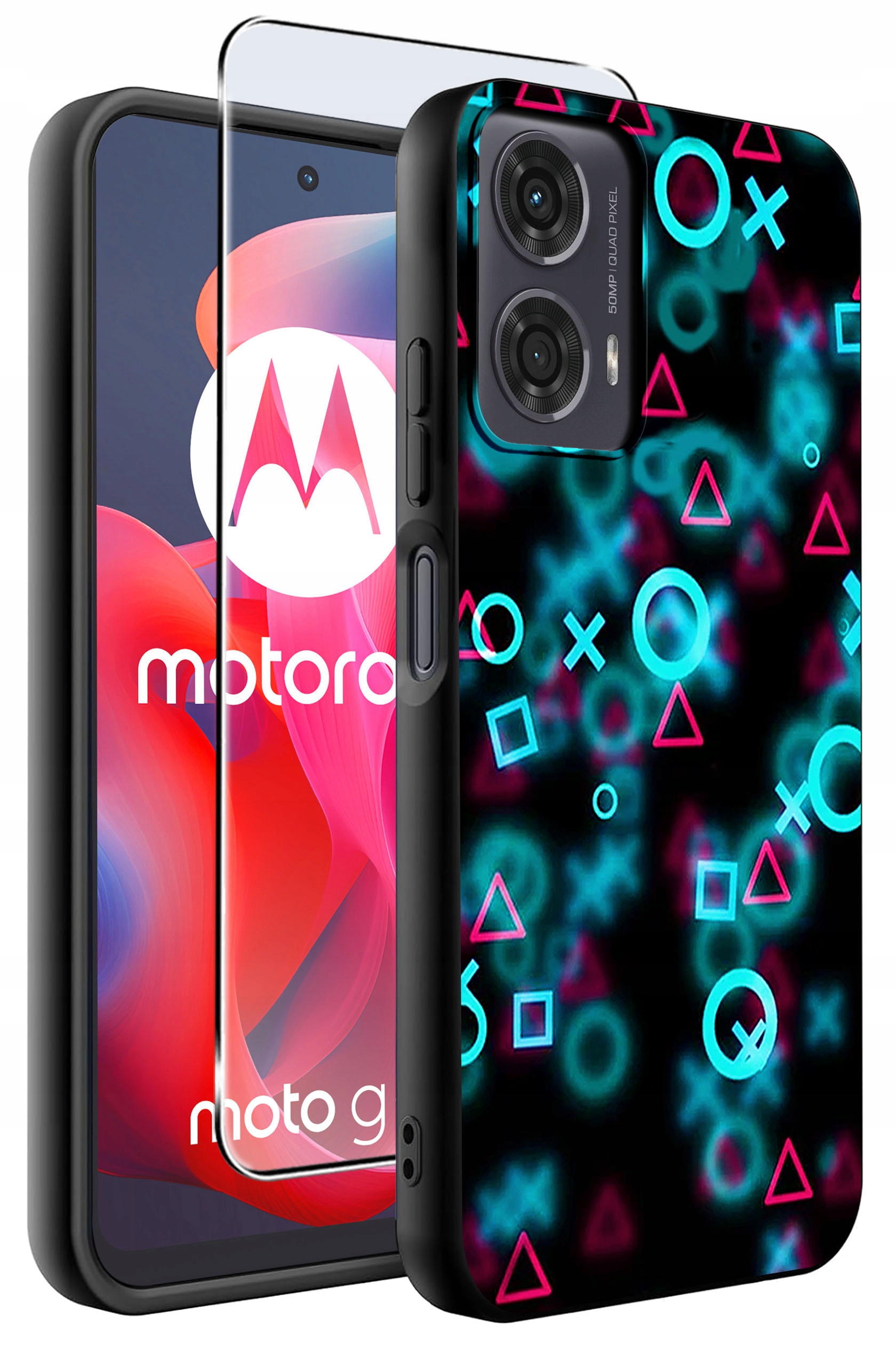 Etui do Motorola Moto G24 | G24 POWER | G04 | E14 WZORY | SILIKONOWE MATT – Ochrona i styl w jednym