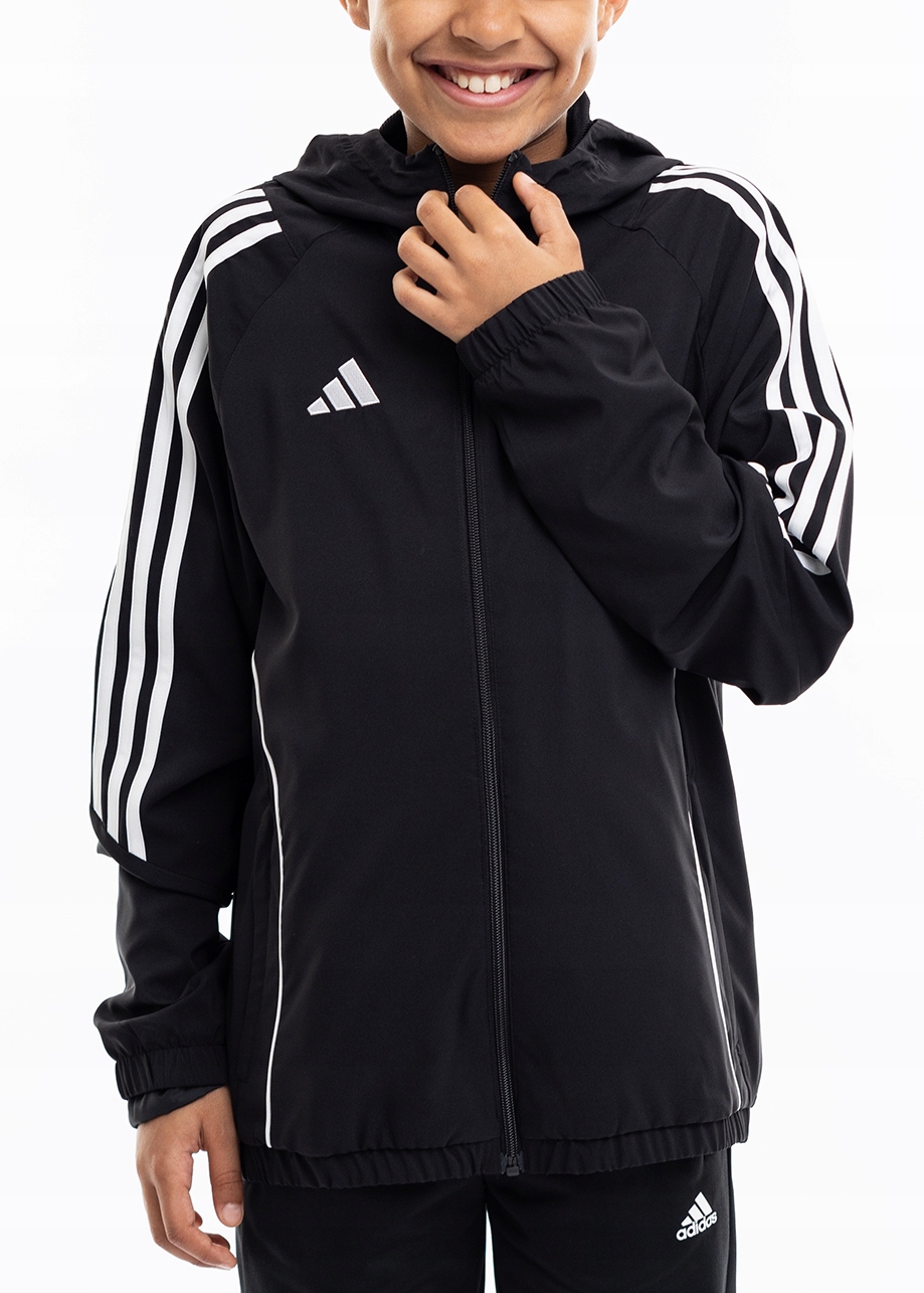 Kurtka dla dzieci adidas Tiro 24 czarna IM8798 – Idealna na każdą porę roku