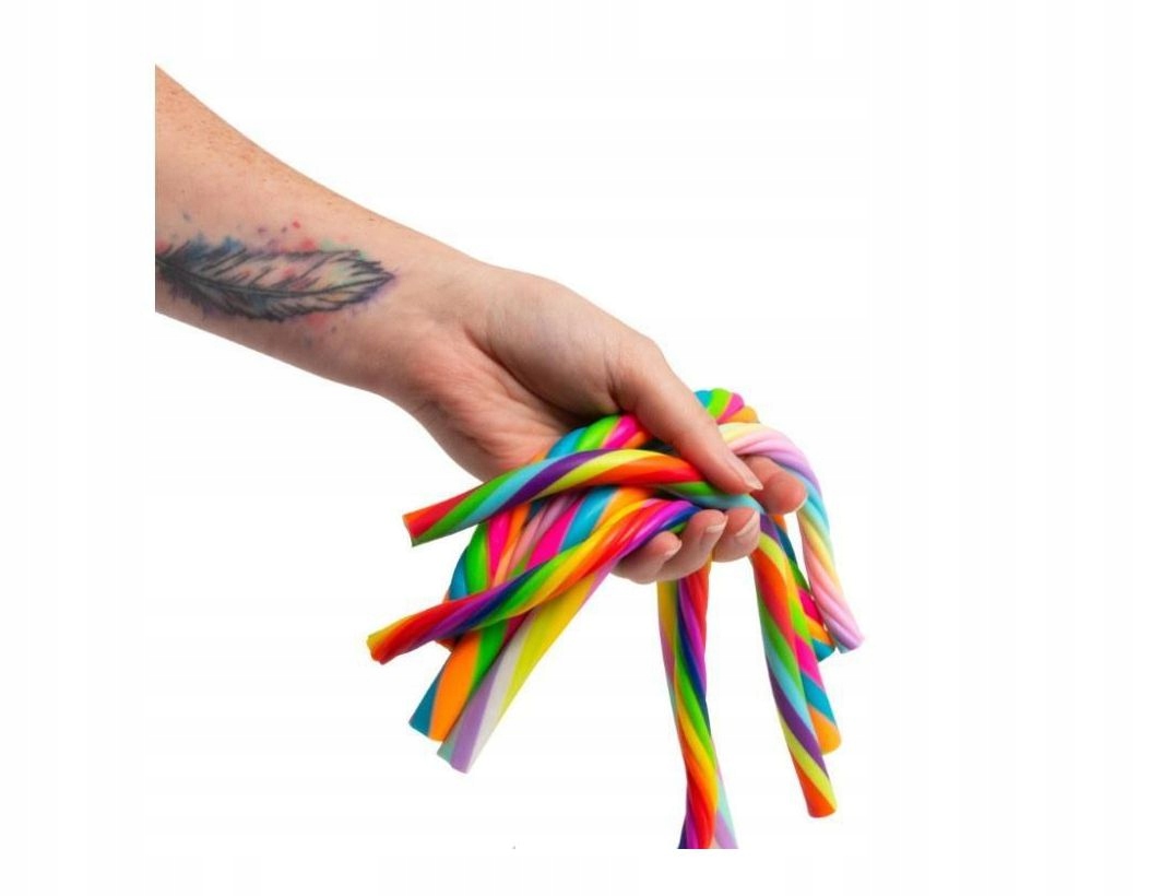 SCRUNCHEMS Stresstoy Twisted Noodles – Elastyczna zabawa dla dzieci