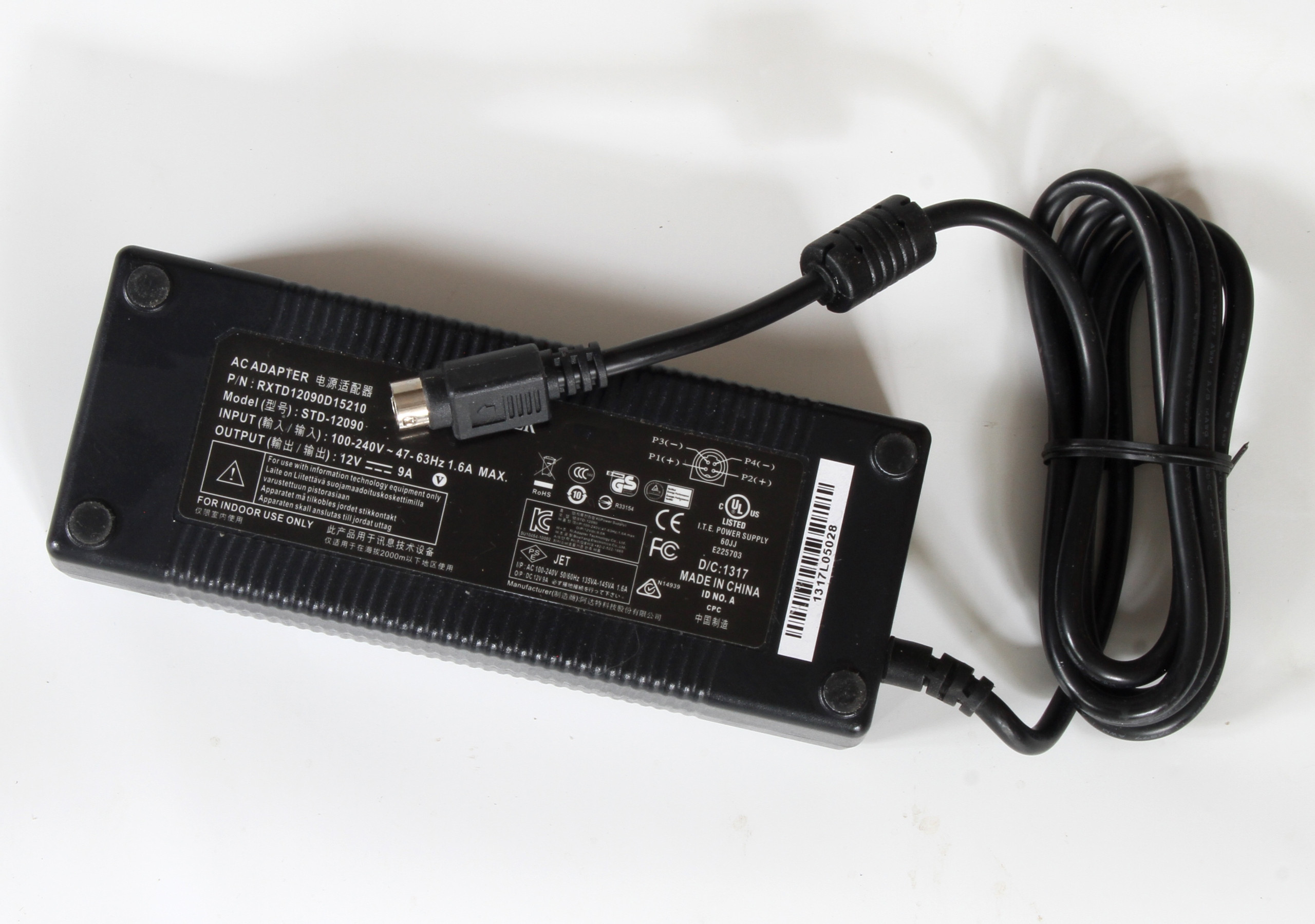 Wysoka moc wyjściowa 12V / 9A