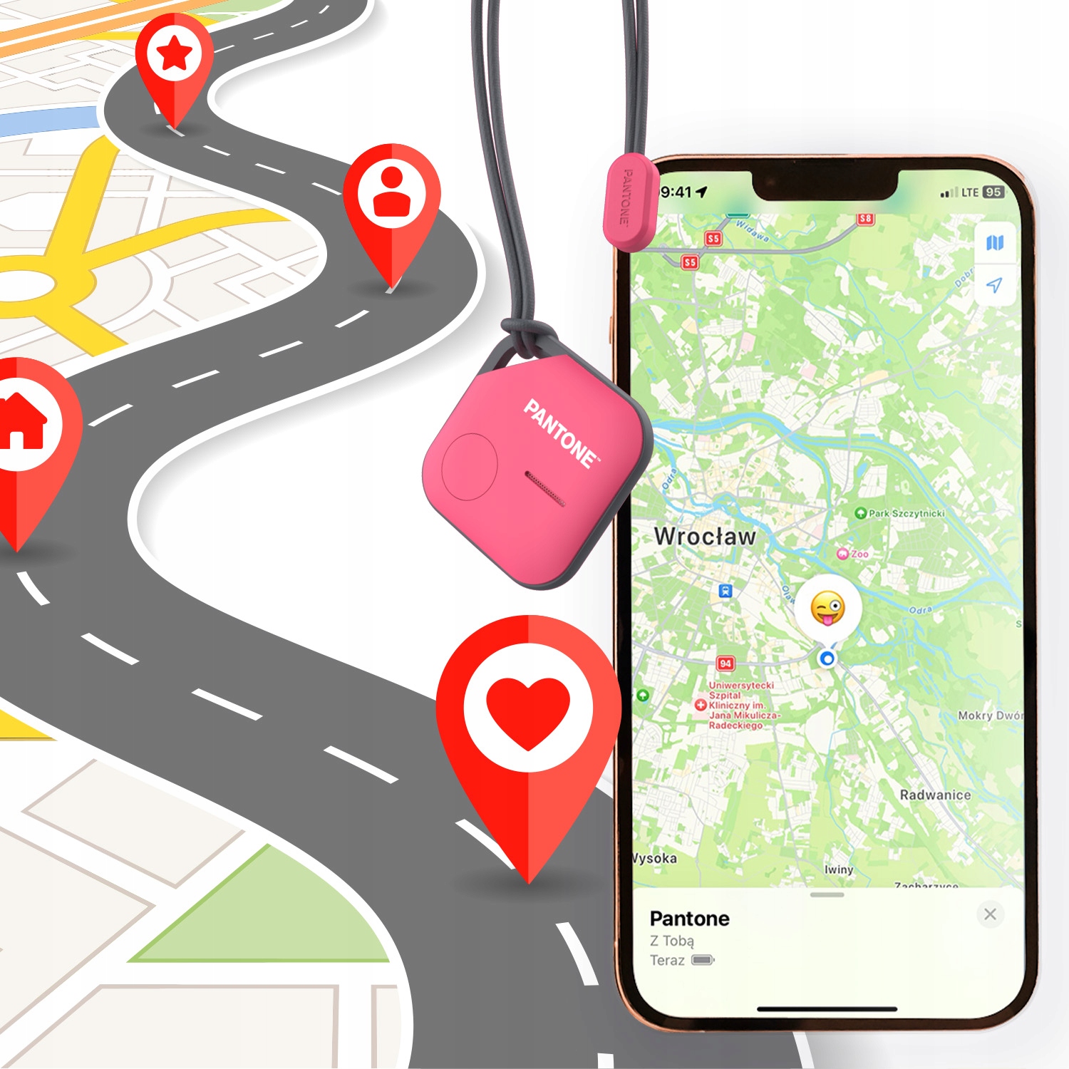 Kompatybilność z aplikacją Apple 'Find My' – Bezpieczne lokalizowanie przedmiotów