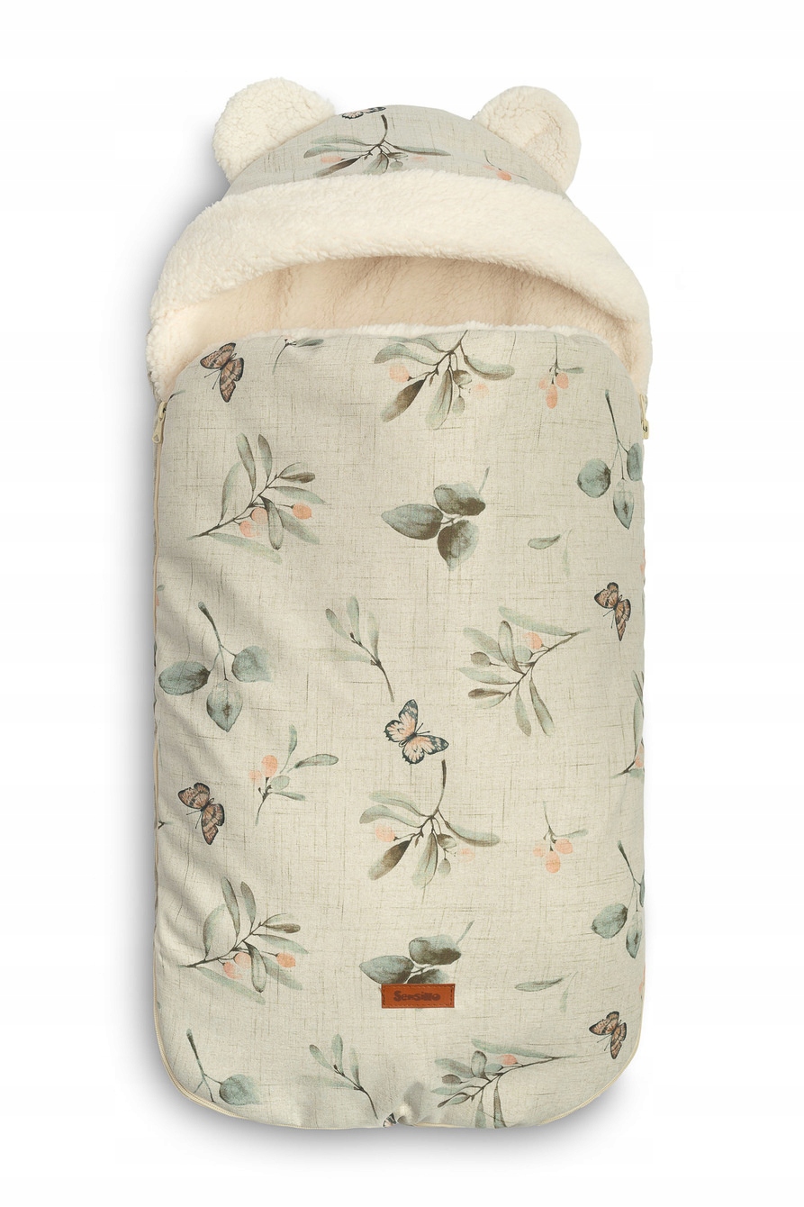 Śpiworek do Fotelika i Wózka Głębokiego Oliwka Vintage – Komfort i styl dla Twojego maluszka