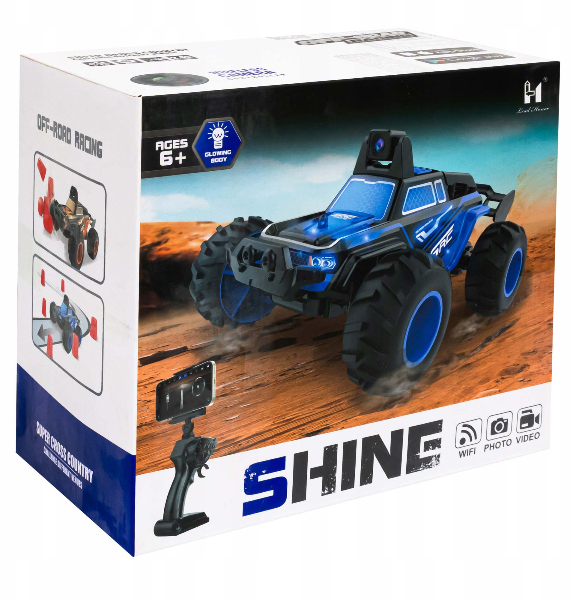 Profesjonalny pilot z uchwytem na telefon