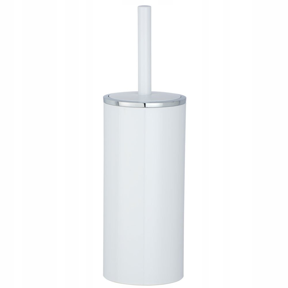 Wenko Pojemnik na szczotkę INCA WHITE + szczotka WC – Elegancja w Twojej łazience