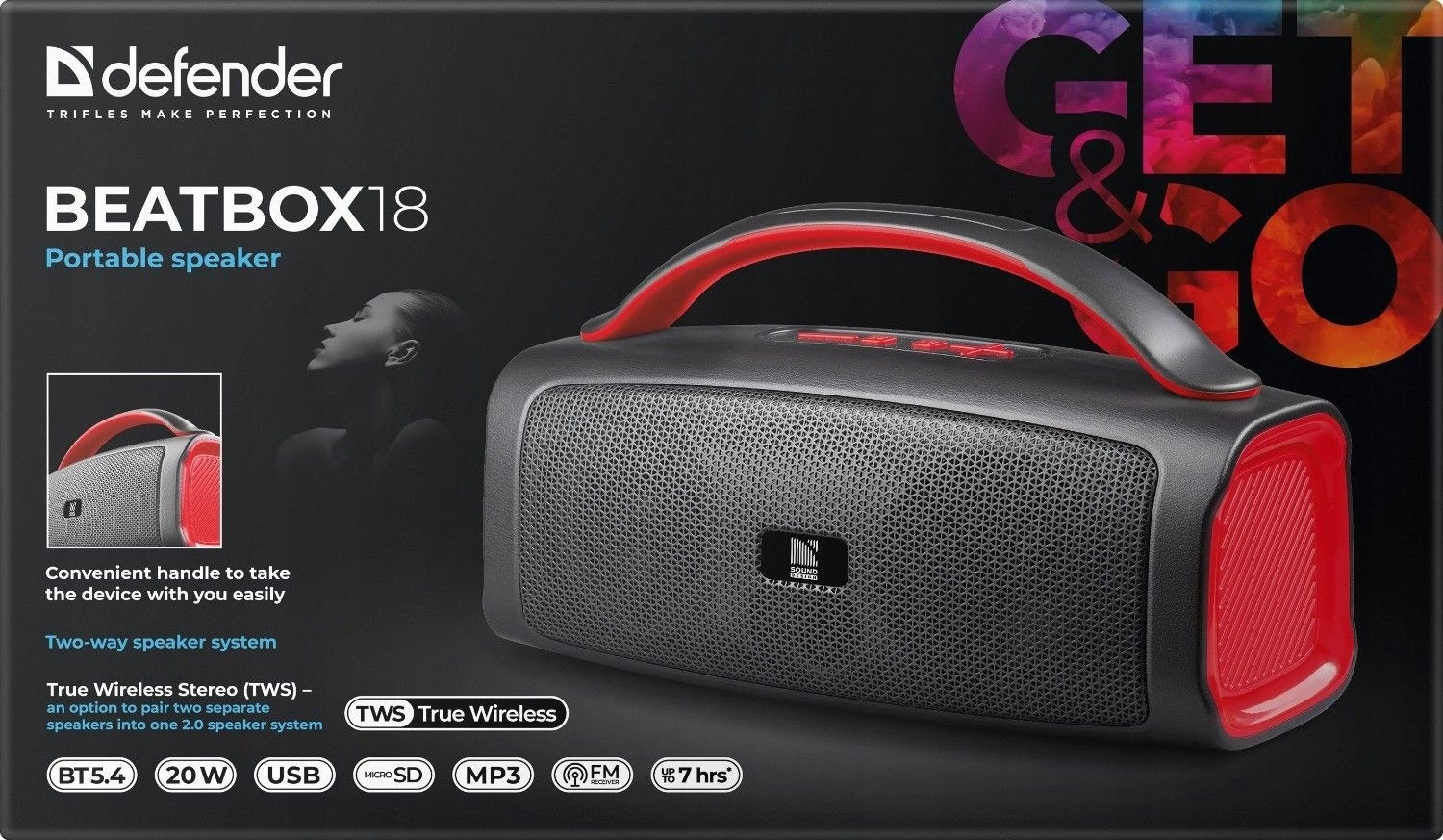 True Wireless Stereo (TWS) – Połącz dwa głośniki dla lepszego brzmienia