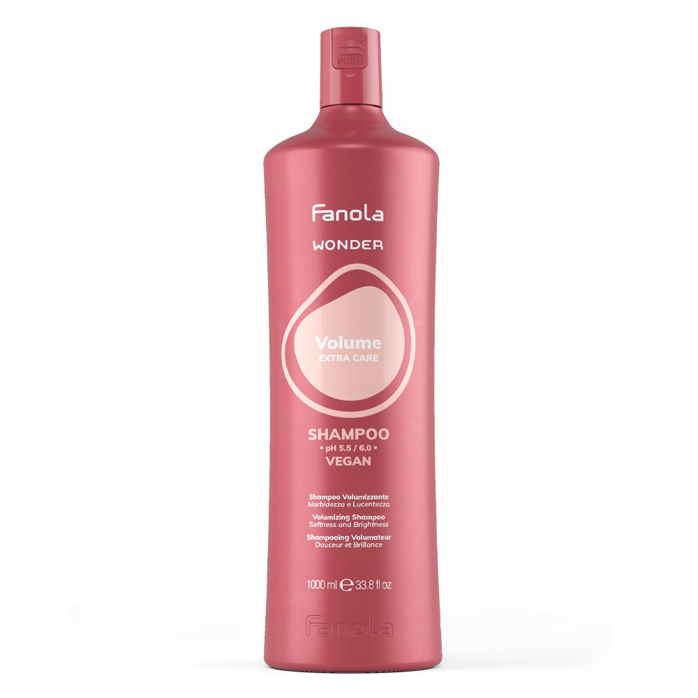 FANOLA Wonder Volume Extra Care – Szampon zwiększający objętość włosów 1000ml