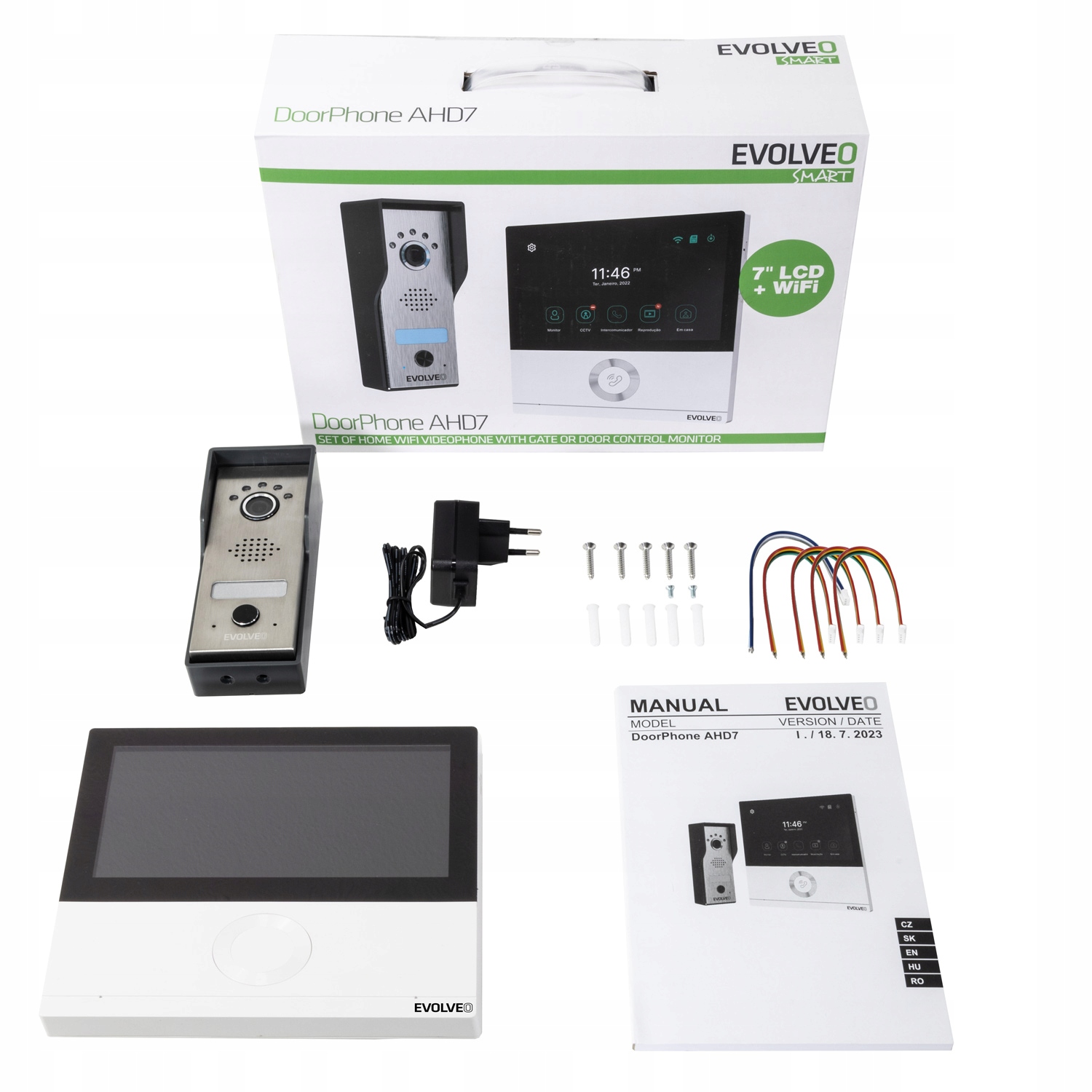 Evolveo DoorPhone AHD7 – Nowoczesny wideodomofon z WiFi