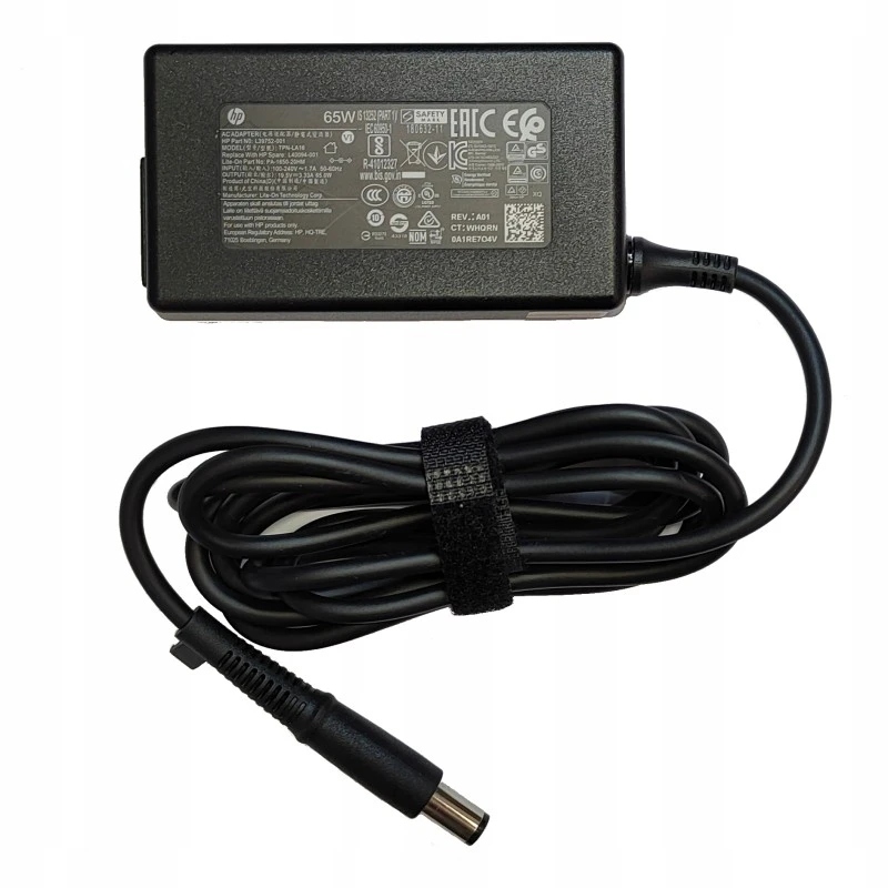 Oryginalny zasilacz HP 65W – Idealny do laptopów HP i Compaq