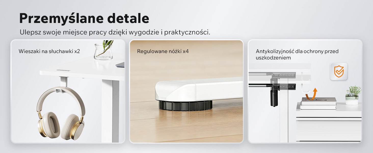 Rama biurka elektrycznego Nojo Light