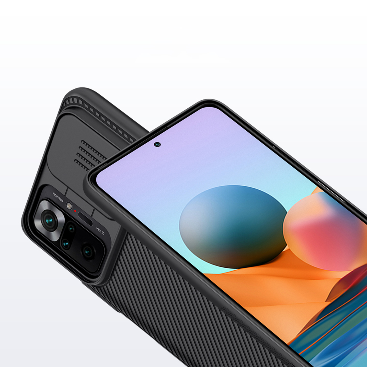 Etui Nillkin Camshield Xiaomi Redmi Note 10 Pro/10 Pro Max - Specyfikacja: Etui Nillkin CamShield do Redmi Note 10 Pro/10 Pro Max