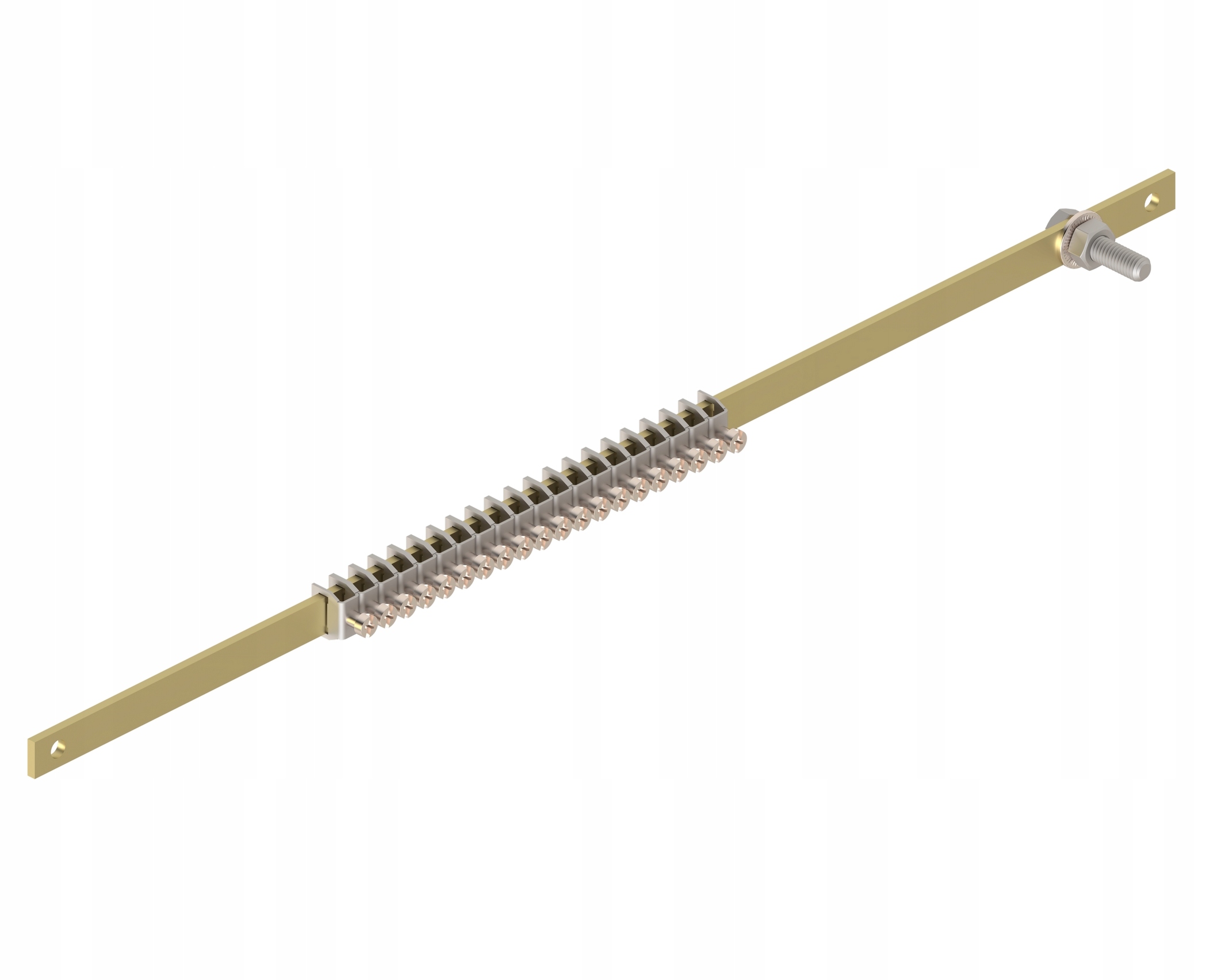 Szyna uziemiająca PE, W600, 20x16mm² + 1xM6 – Bezpieczeństwo i niezawodność w Twoim domu
