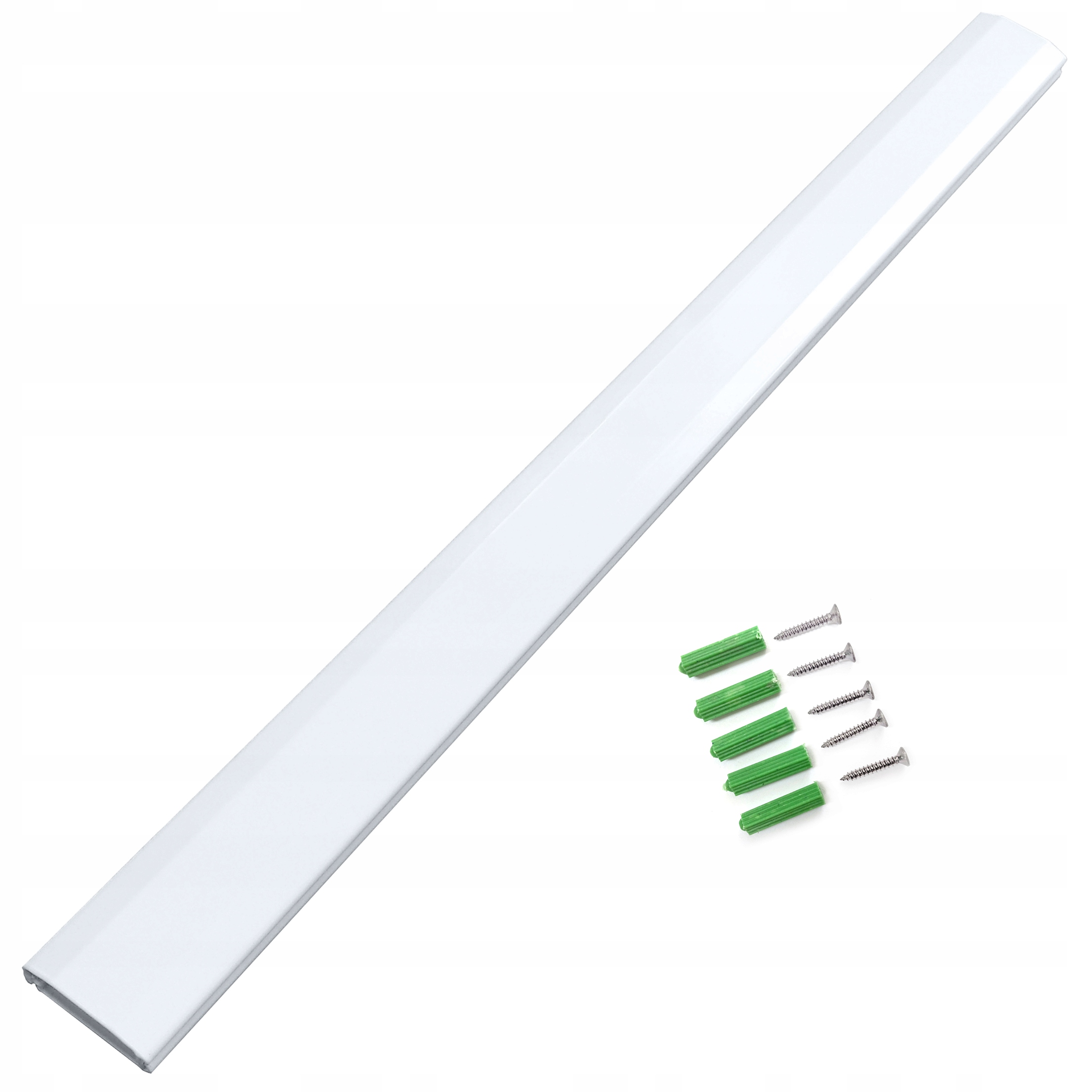 Mask110-W – Aluminiowa maskownica kabli z systemem click-lock