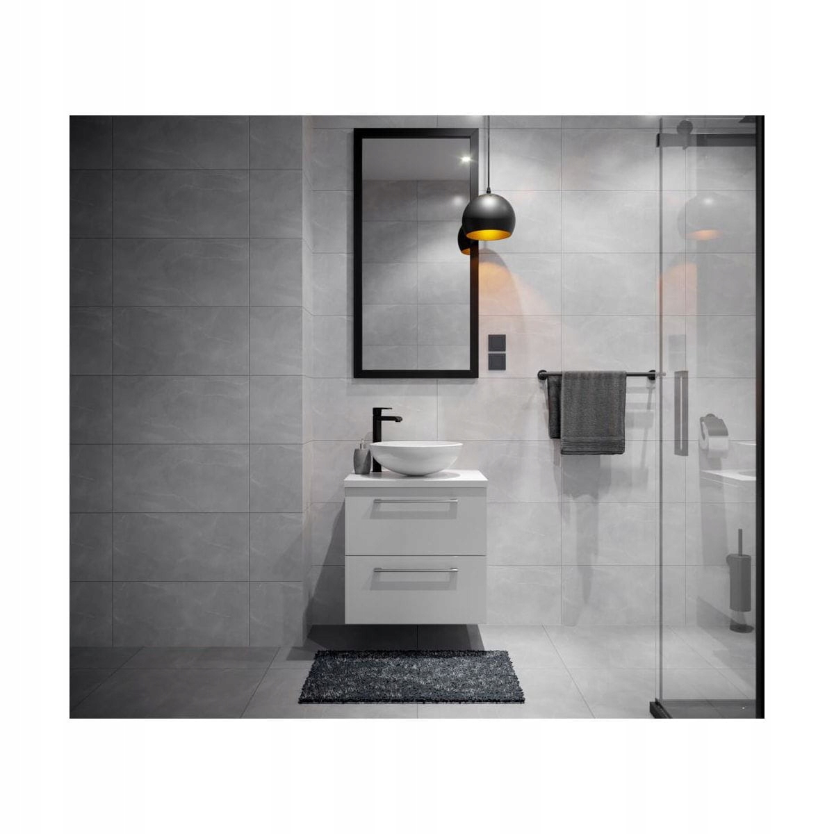 Nowoczesny design i czarne wykończenie