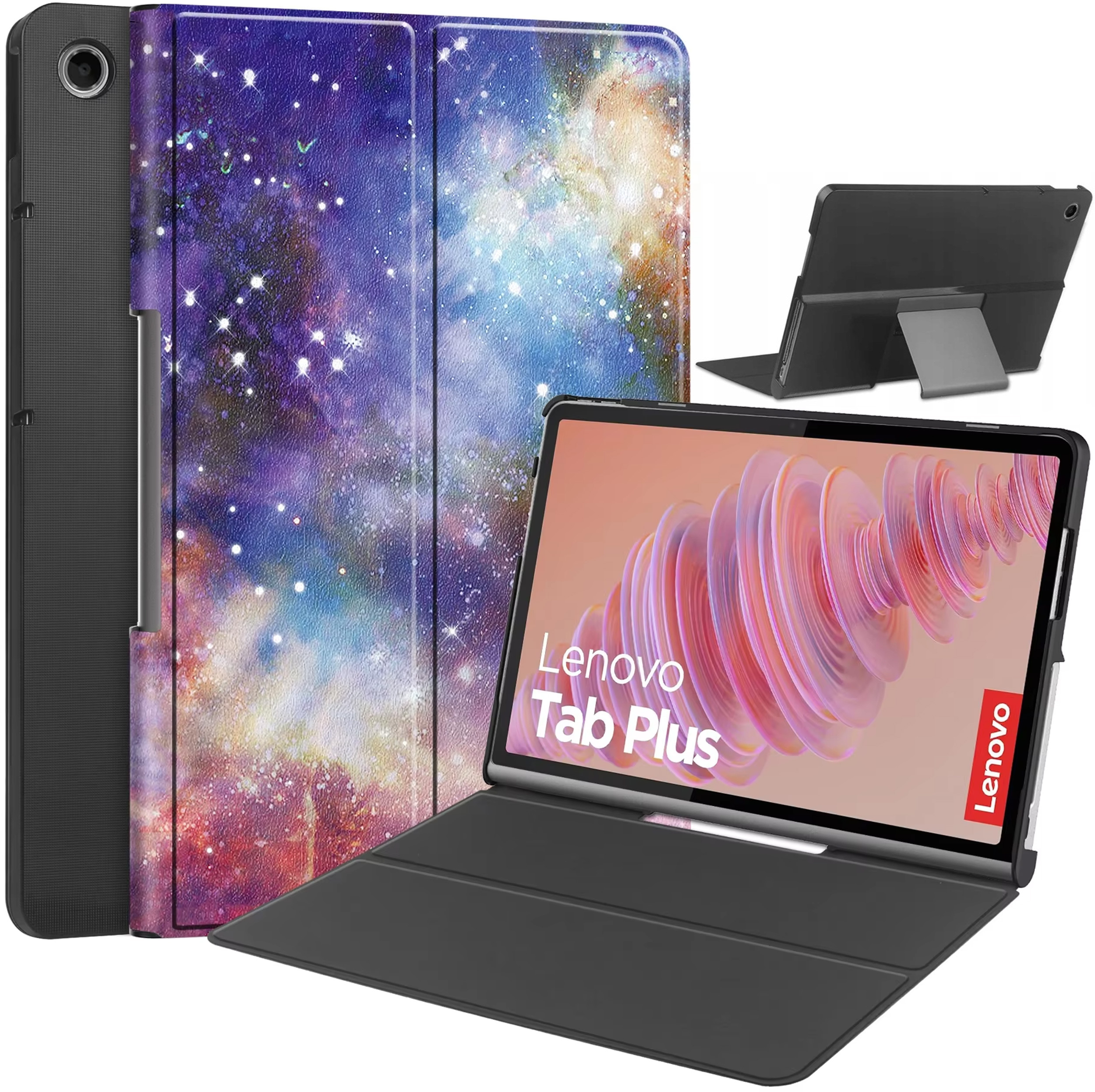 Etui Graficzne Lenovo Tab Plus TB351FU - Galactica – Elegancja i Ochrona w Jednym