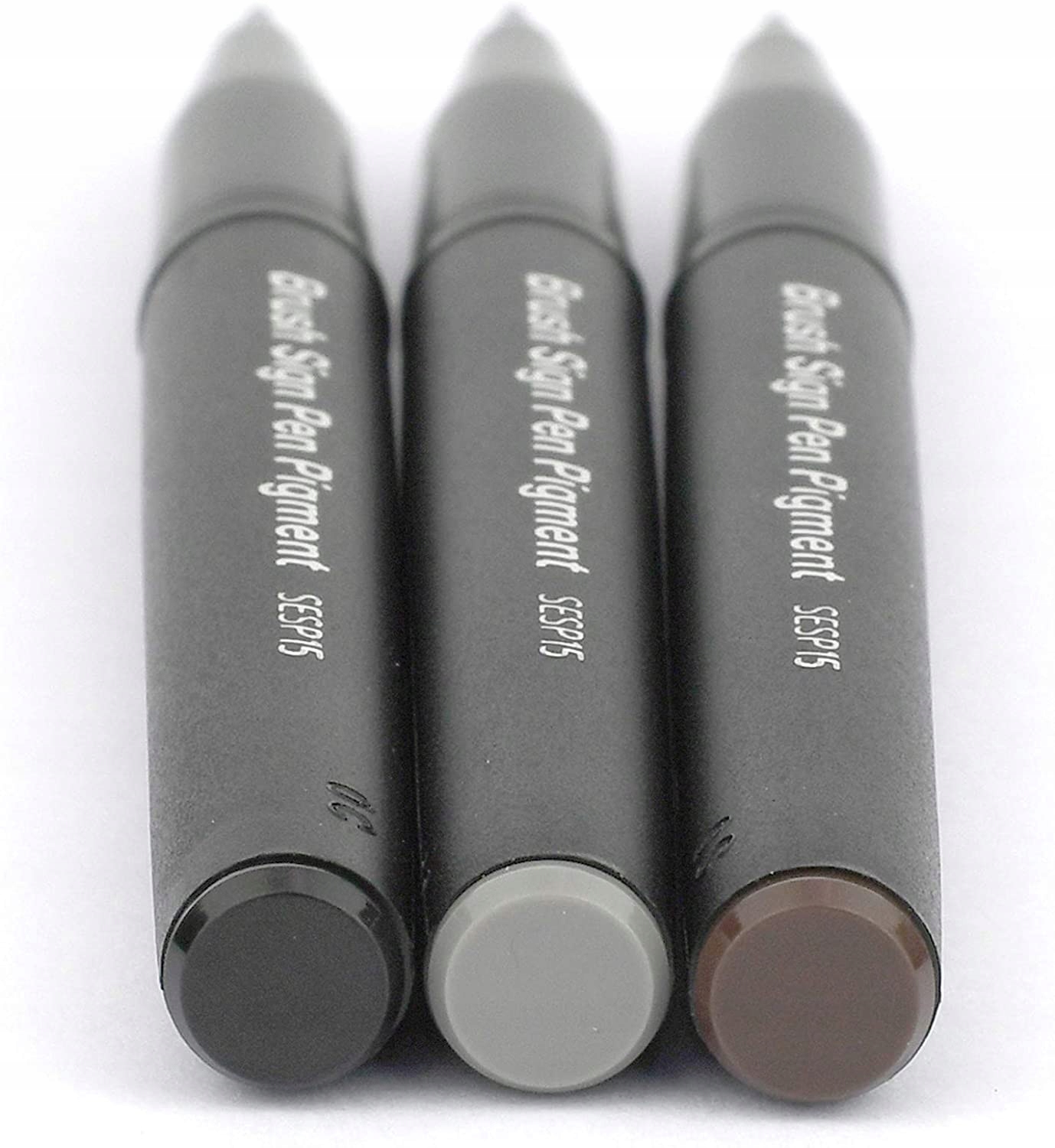 Pisak pędzelkowy Pentel Brush Sign Pen Pigment SES – Idealny do kaligrafii i ilustracji